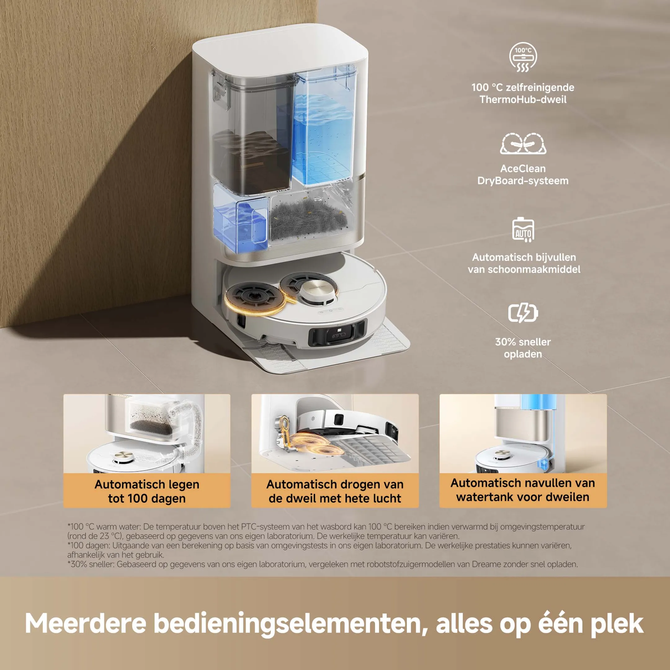 Robotstofzuiger 2in1 L50s Pro Ultra Wit