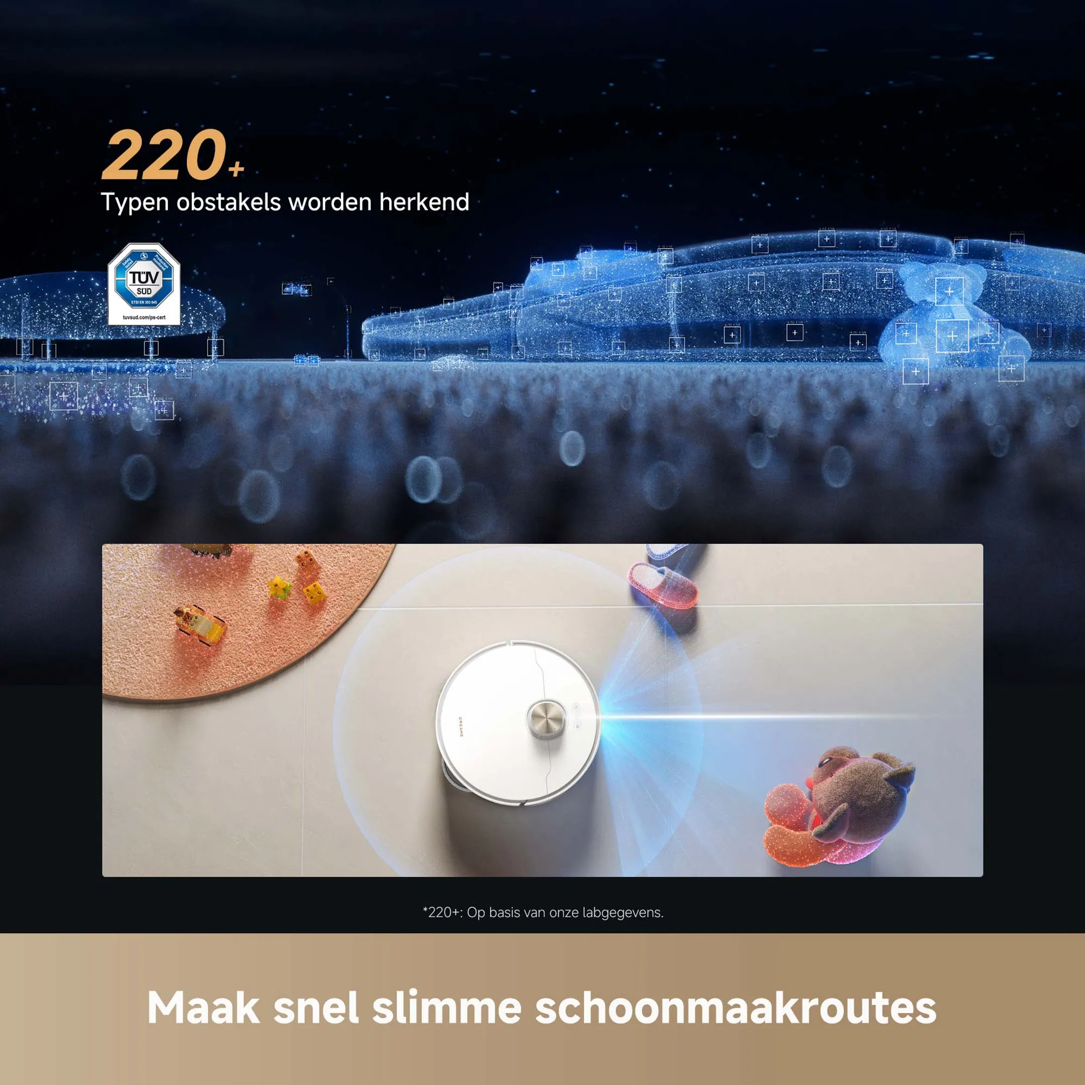 Robotstofzuiger 2in1 L50s Pro Ultra Wit