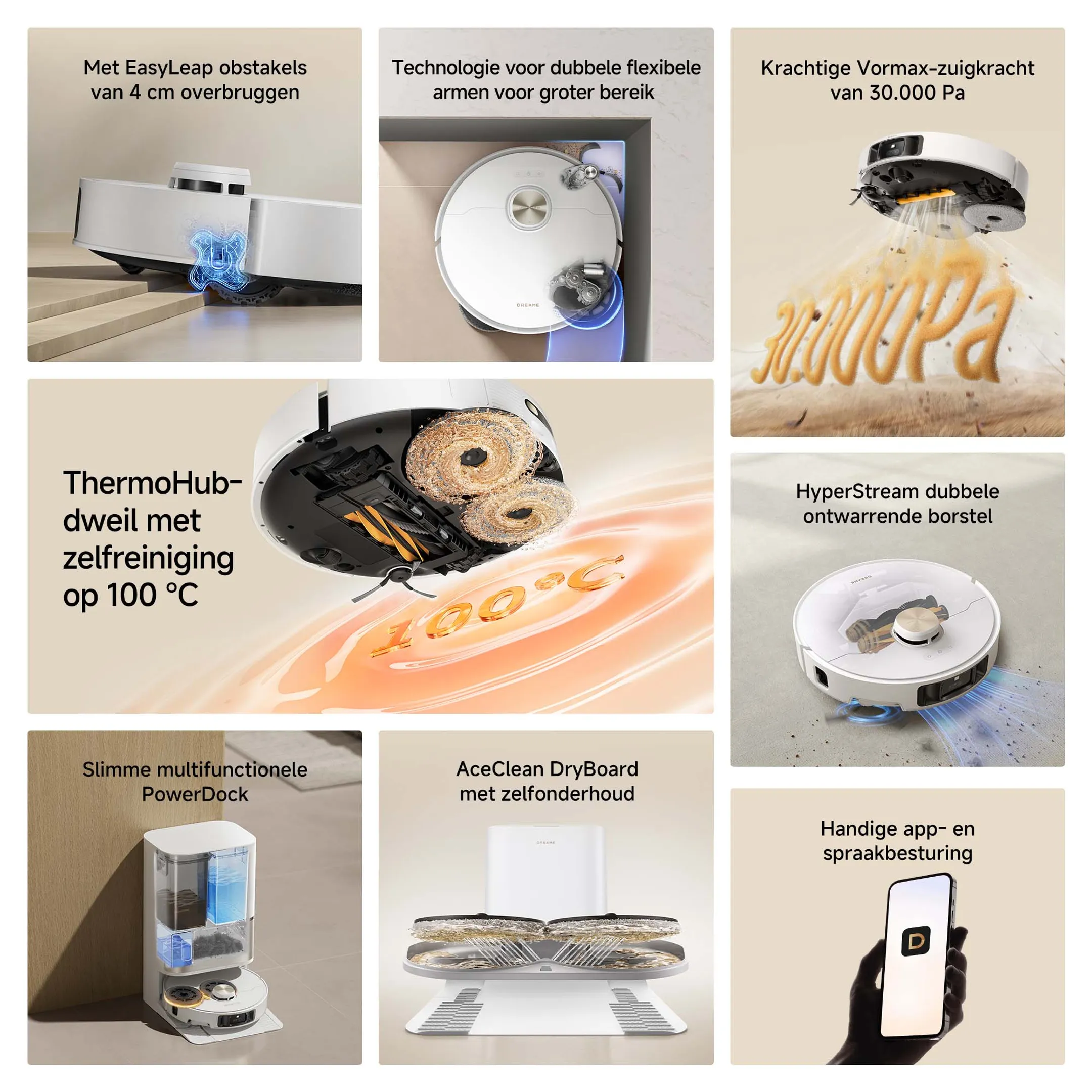 Robotstofzuiger 2in1 L50s Pro Ultra Wit