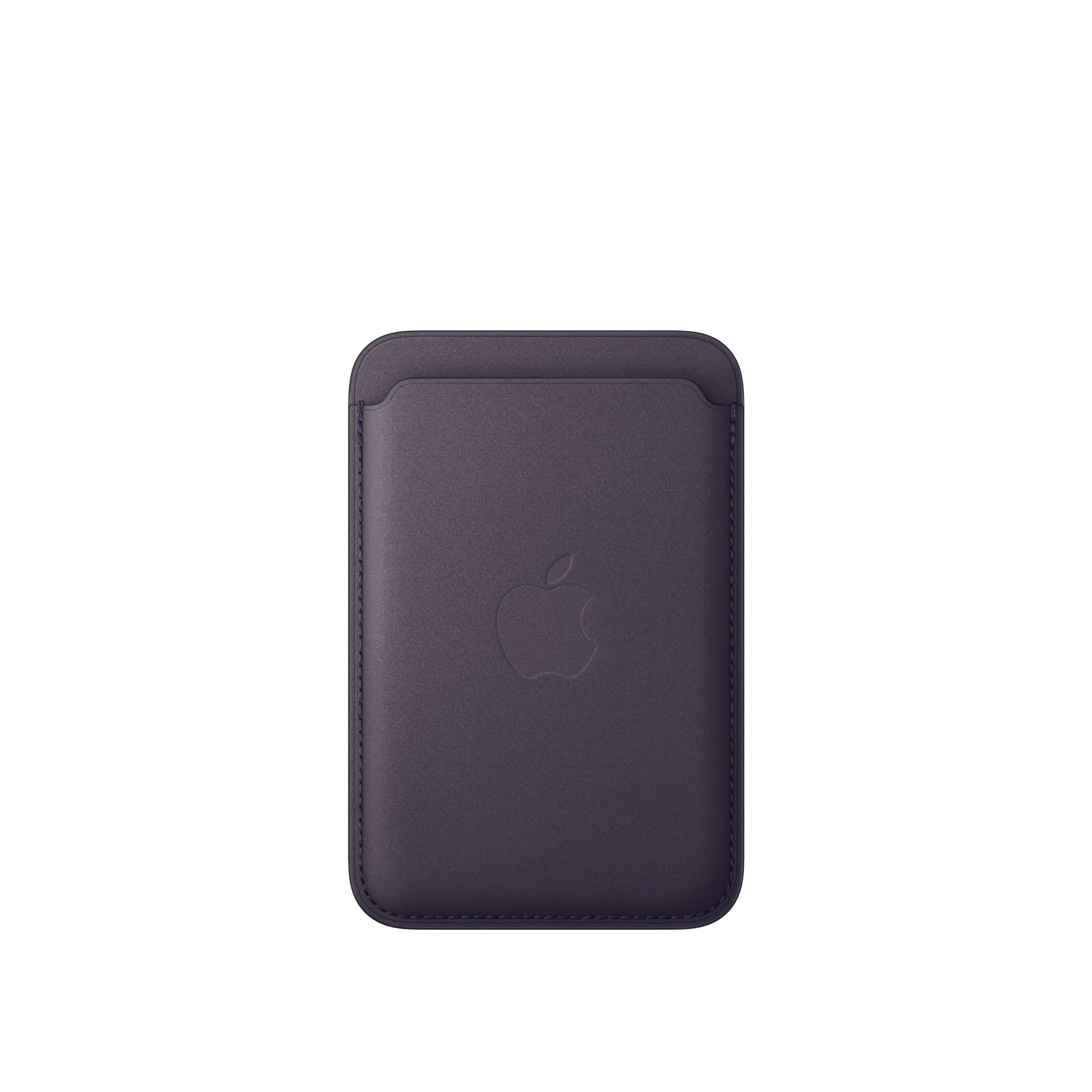 Porte-cartes en tissage fin pour iPhone avec MagSafe - Violet nuit
