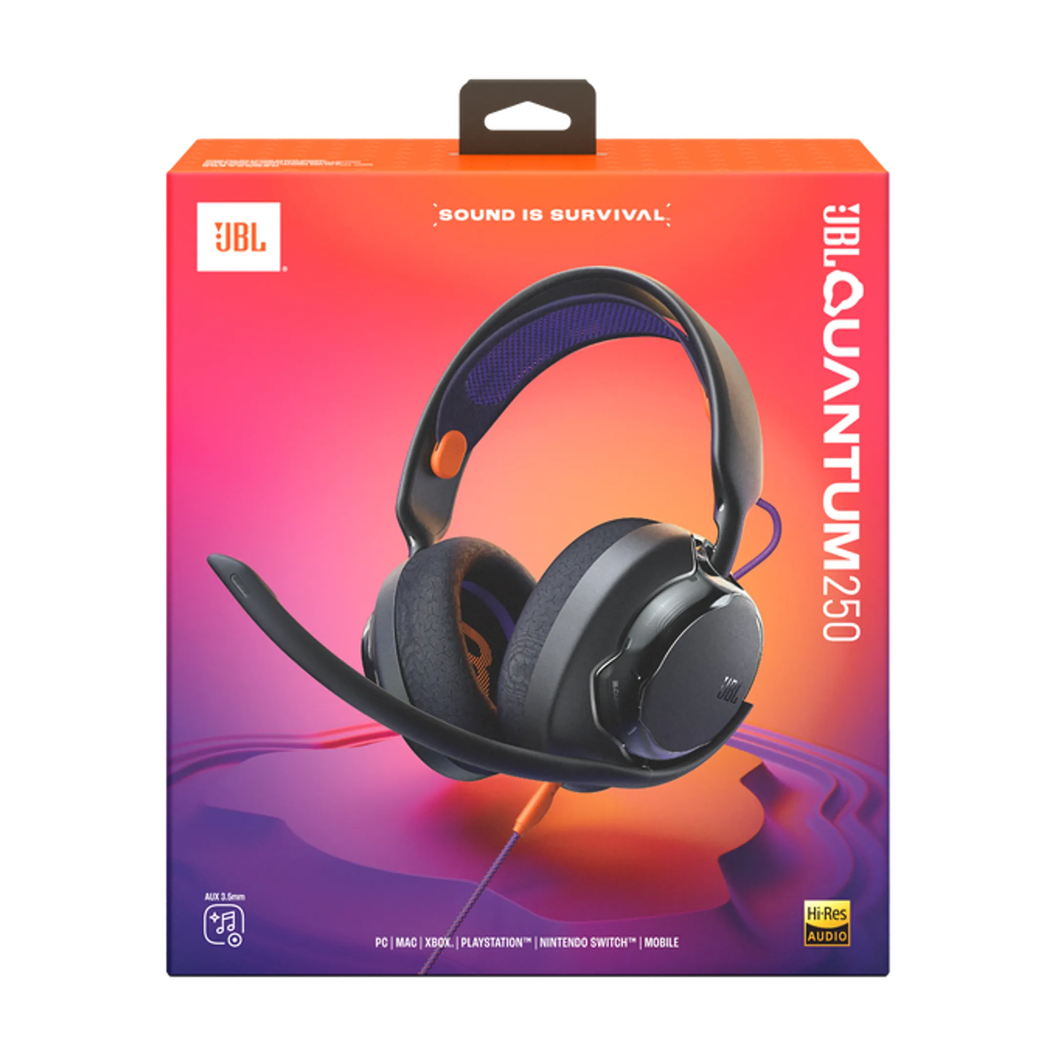 Gaming headset Quantum 250 - Zwart