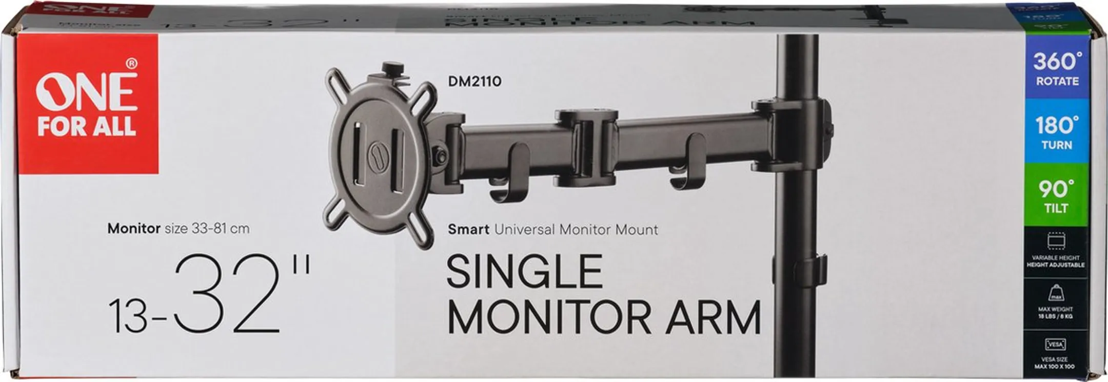 MONITOR BEUGEL DM2110 BLACK 