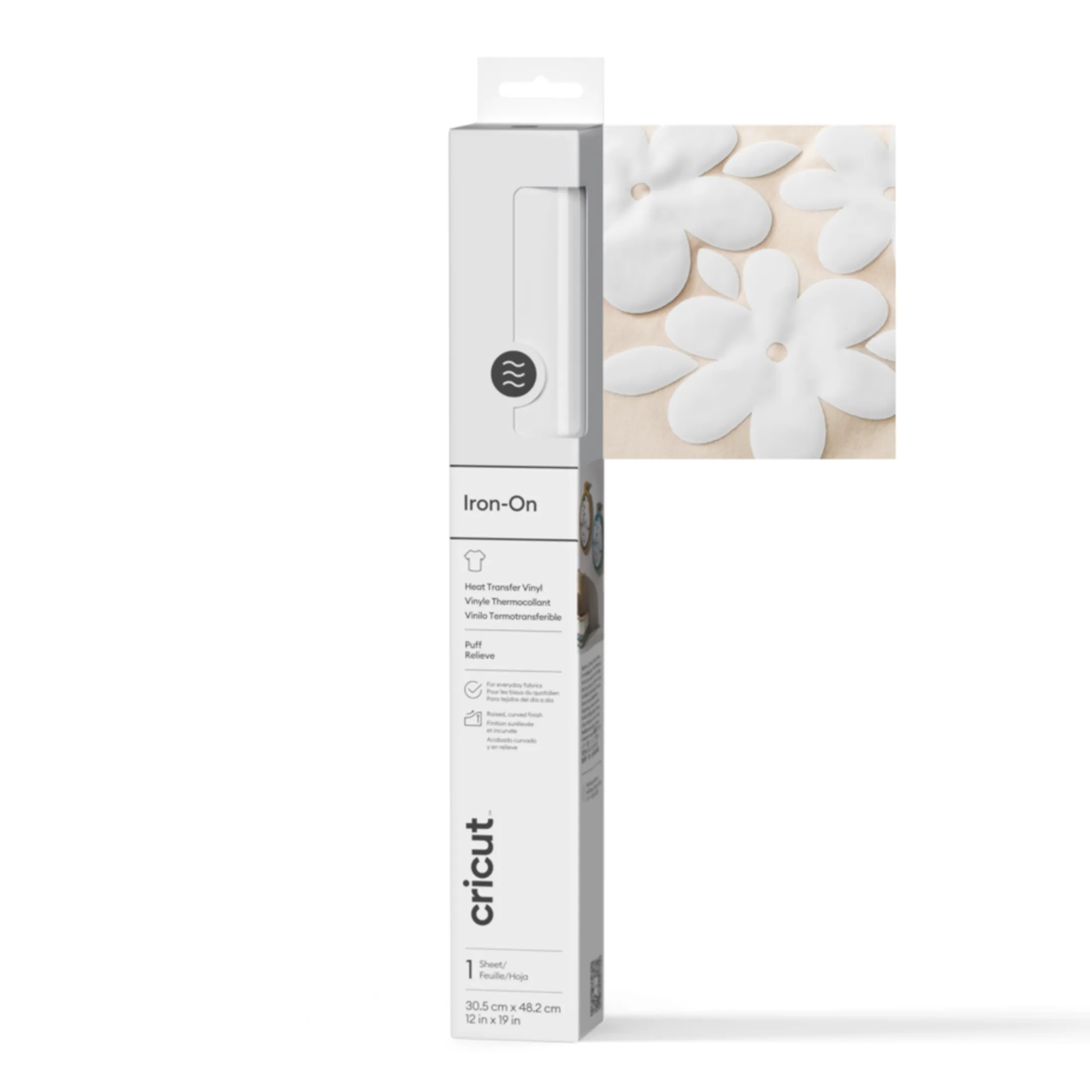 Puff Iron-On 30,5 x 48,3 cm White