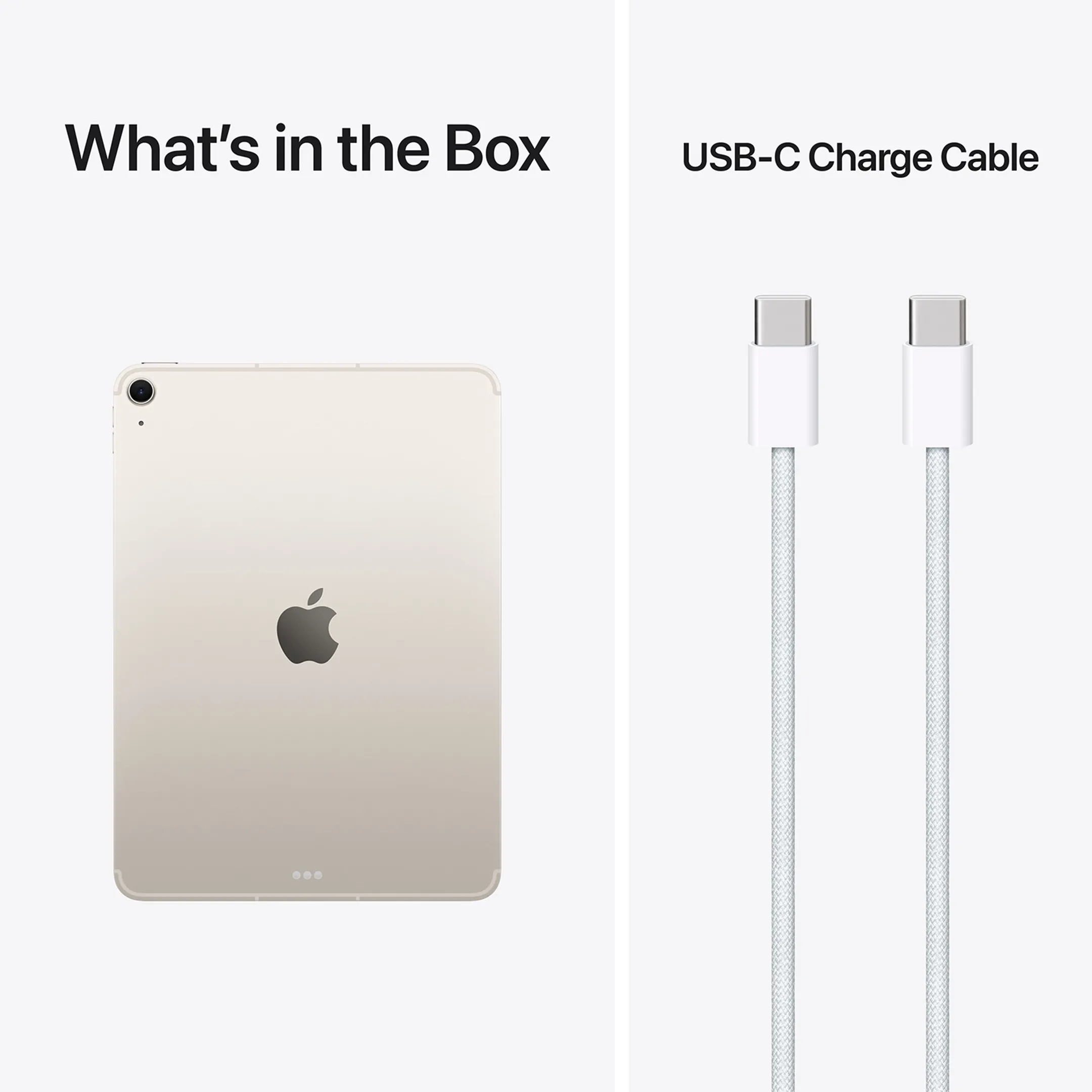 iPad Air 11" M4 Wifi+5G 256Go Lumière stellaire