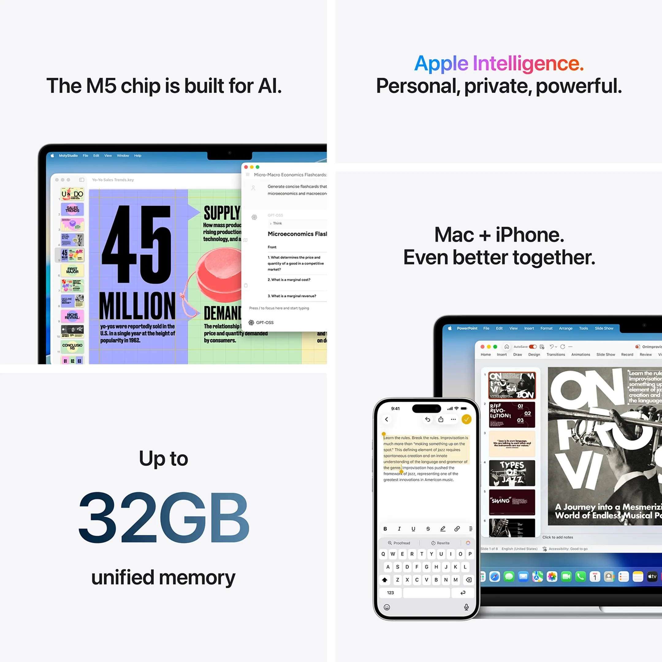 MacBook Air 13" M5 16Go/512Go Argent