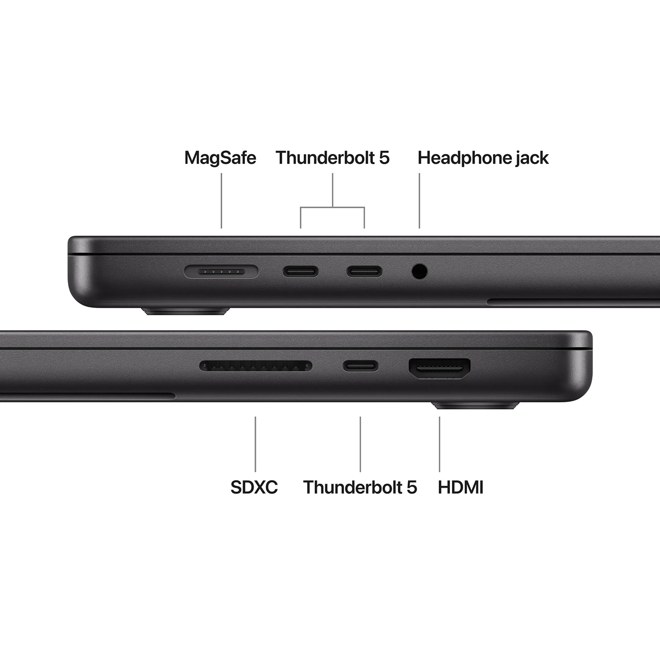 MacBook Pro 16" M5 Pro 1To - 24Go Noir sidéral