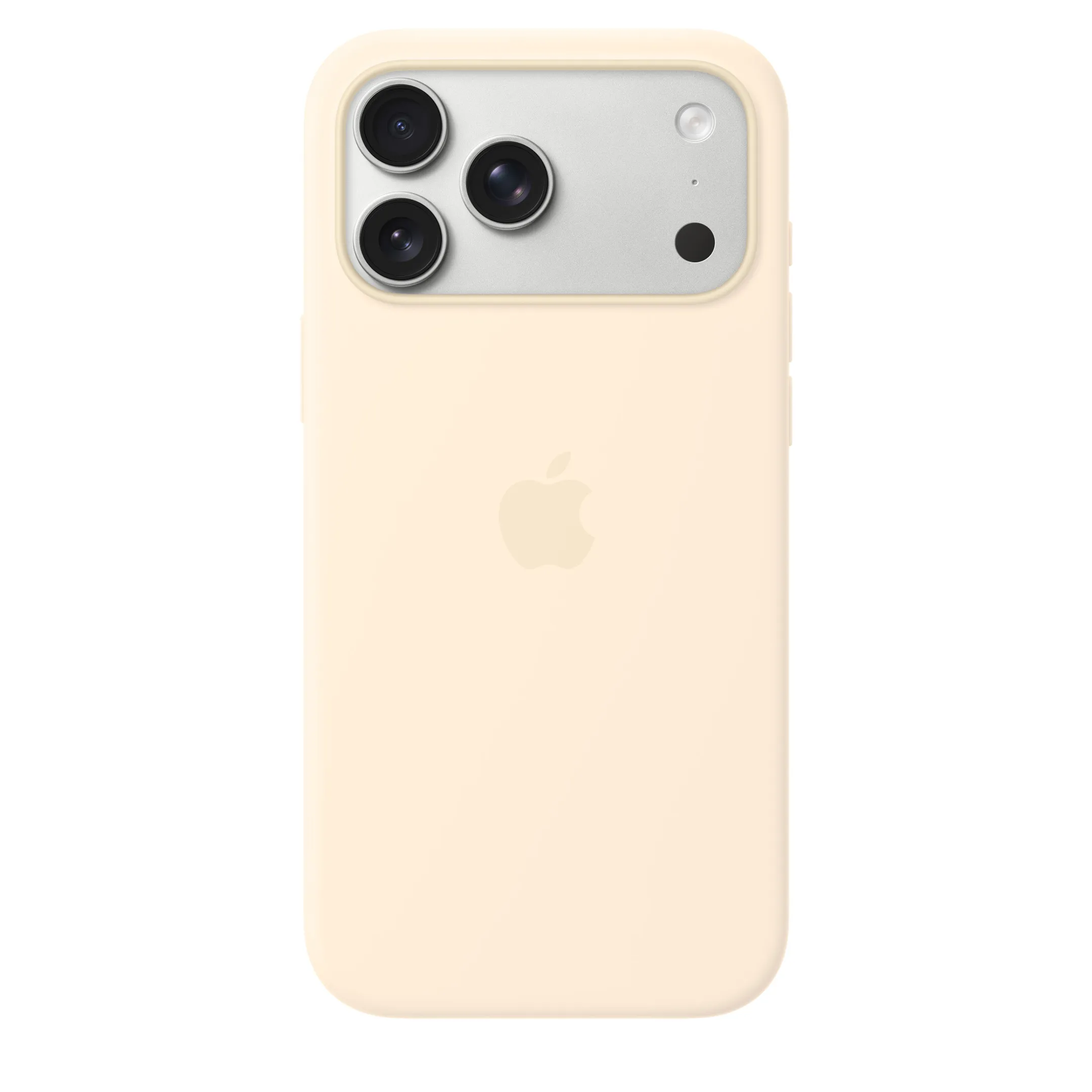 Coque en silicone avec MagSafe pour iPhone 17 Pro Max - Vanille