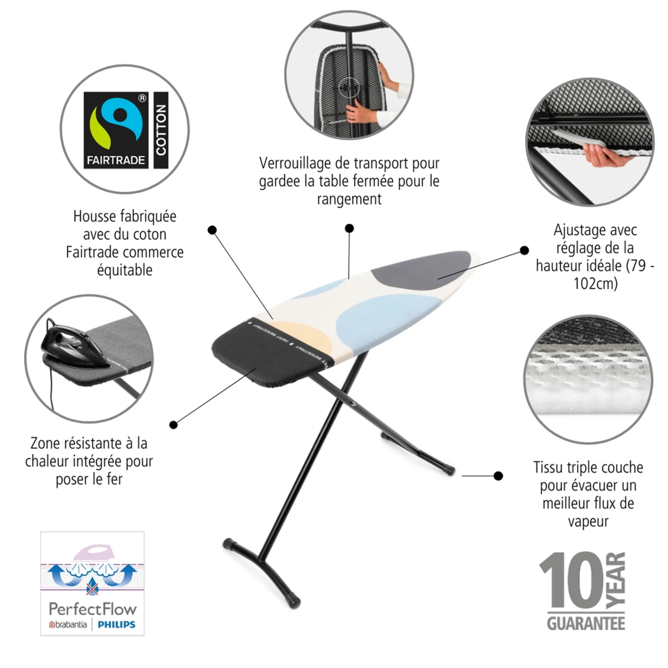 Planche à repasser Spring Bubbles 134784