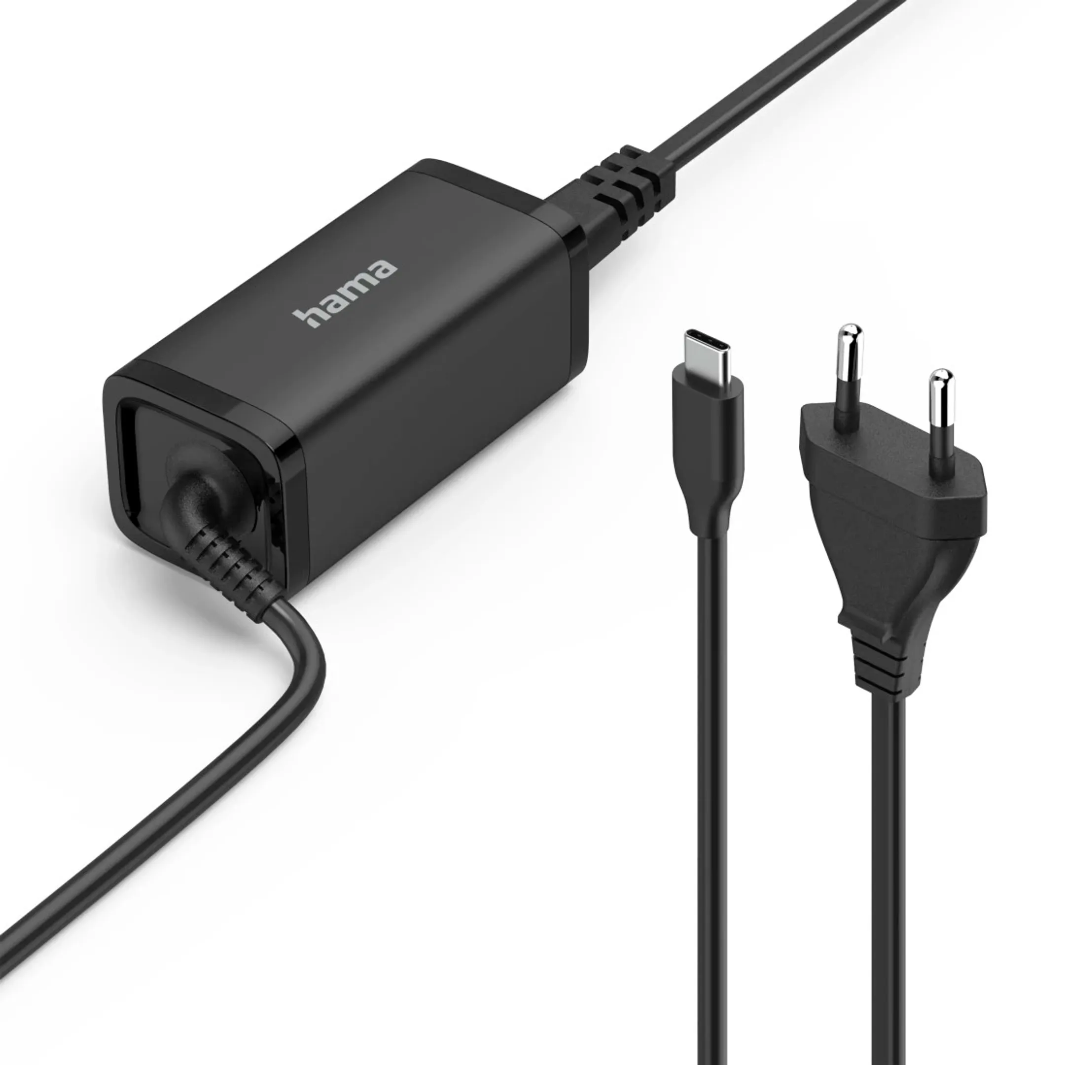 Universele USB-C-notebook-netadapter, GaN, Power Delivery (PD), 5-20V/45W