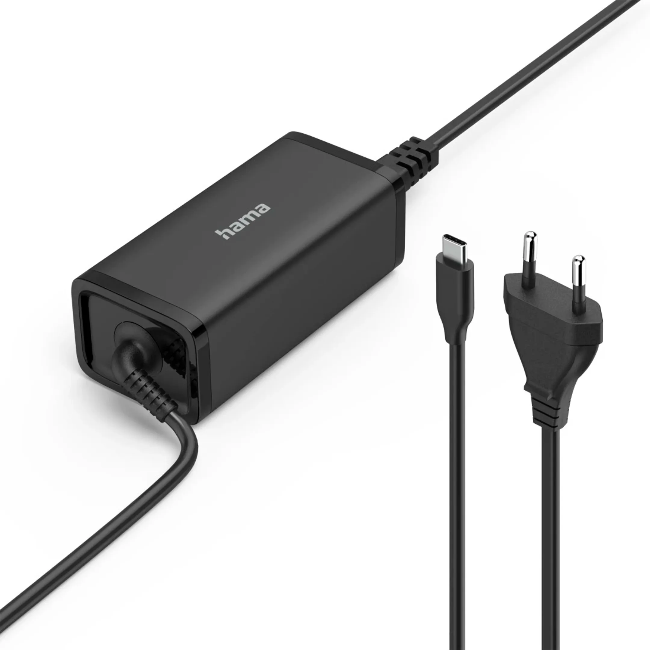 Universele USB-C-notebook-netadapter, GaN, Power Delivery (PD), 5-20V/100W