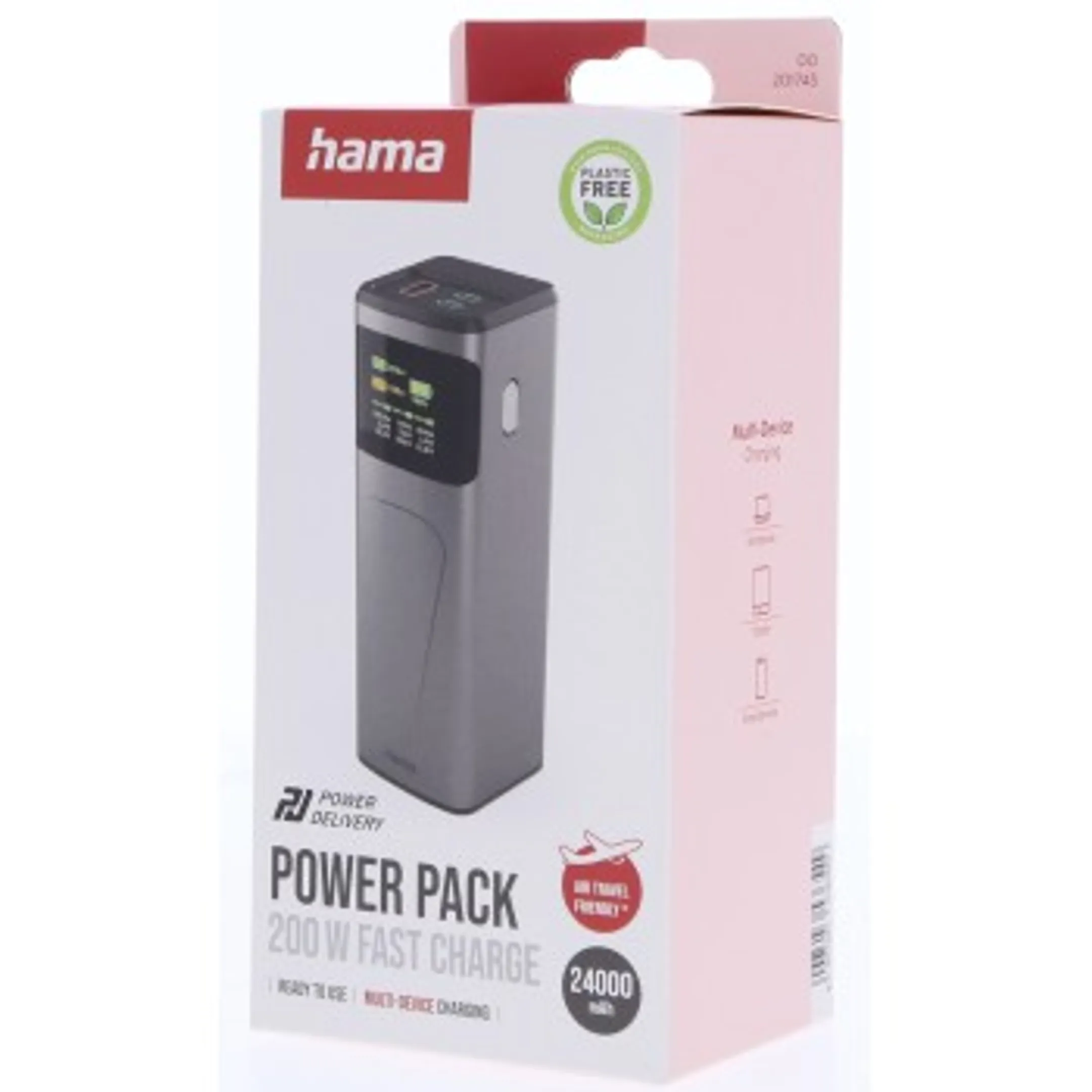 Powerbank 24000 mAh - Fast charge