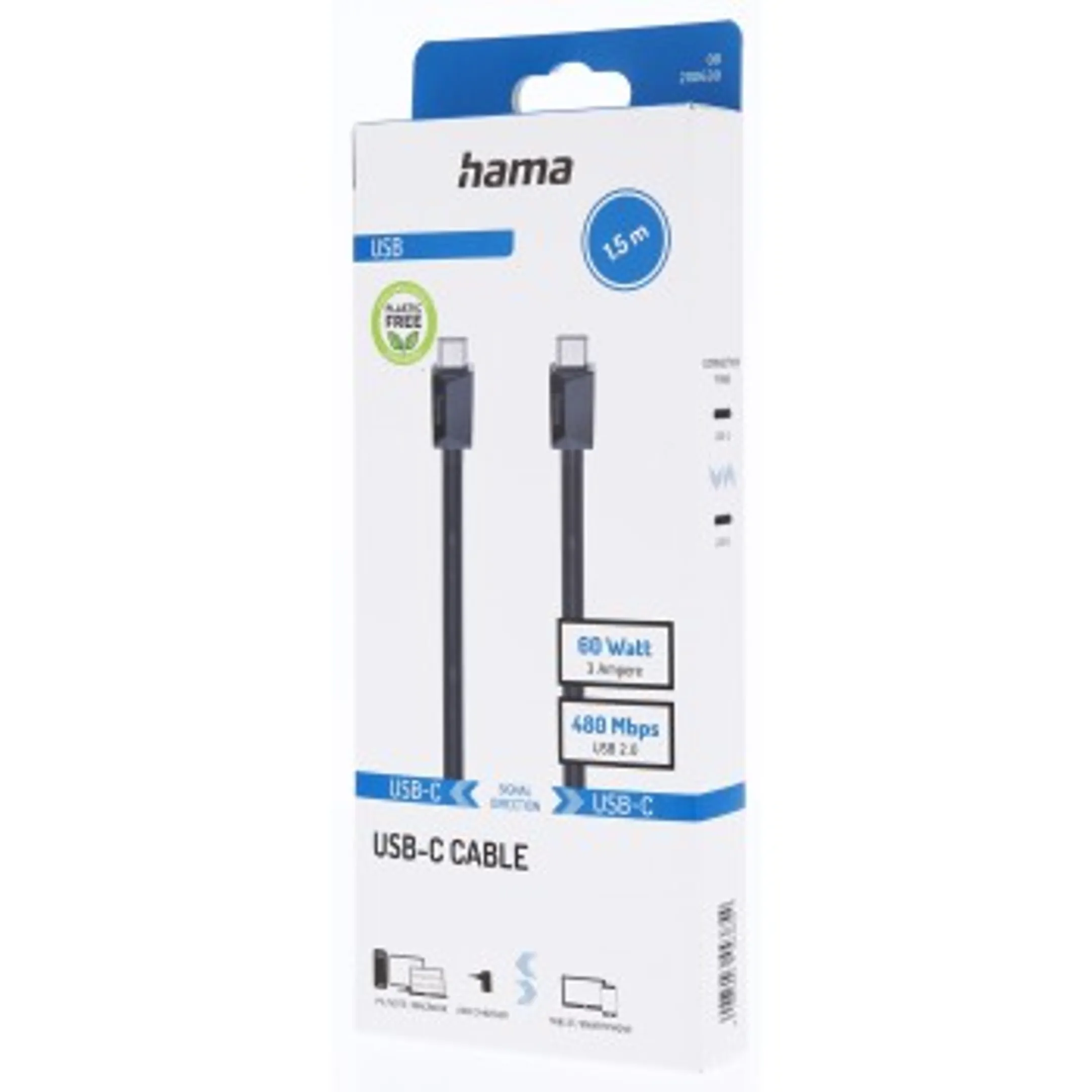 USB-C vers USB 2.0 - 1,50 m