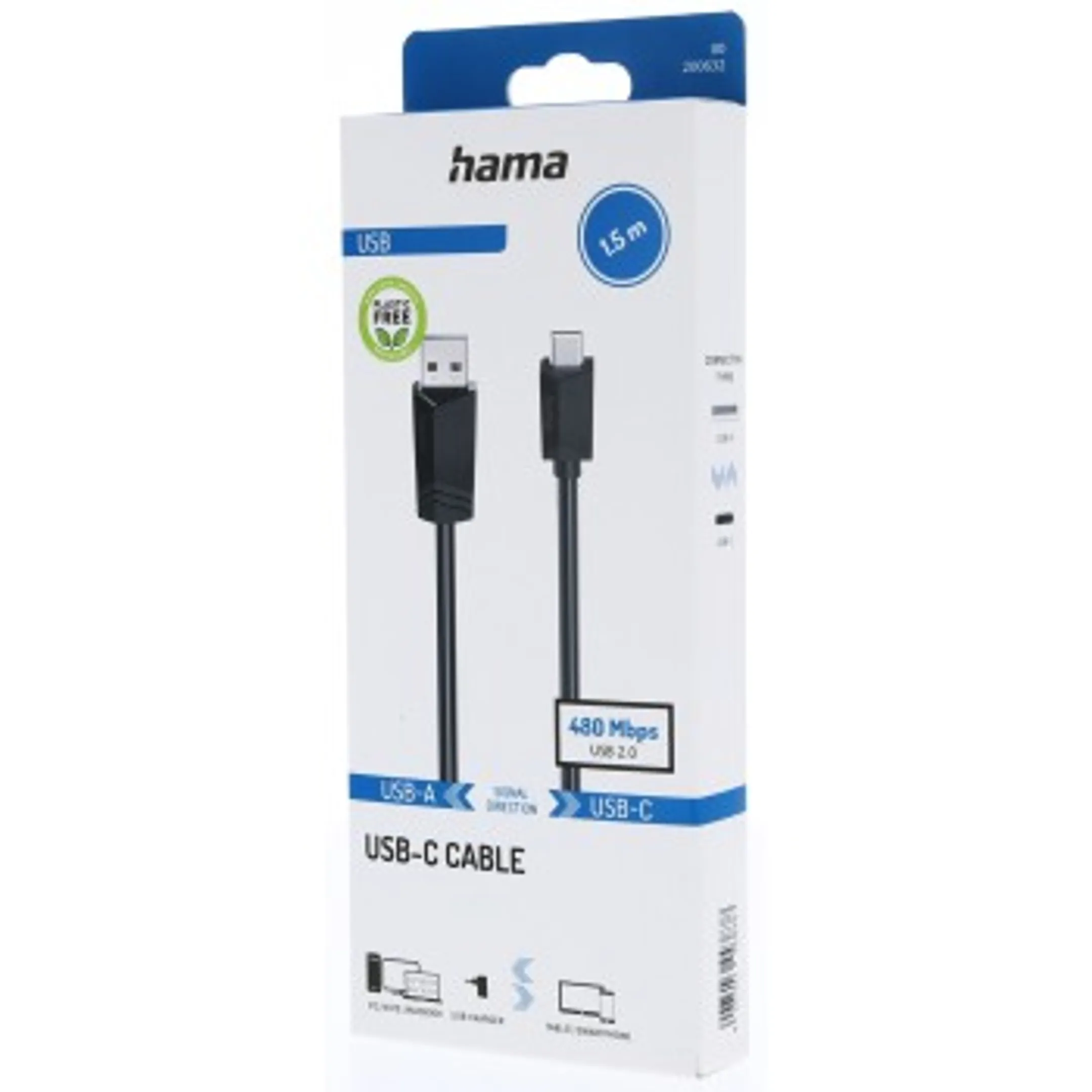 USB-C vers USB-A - 1,50 m