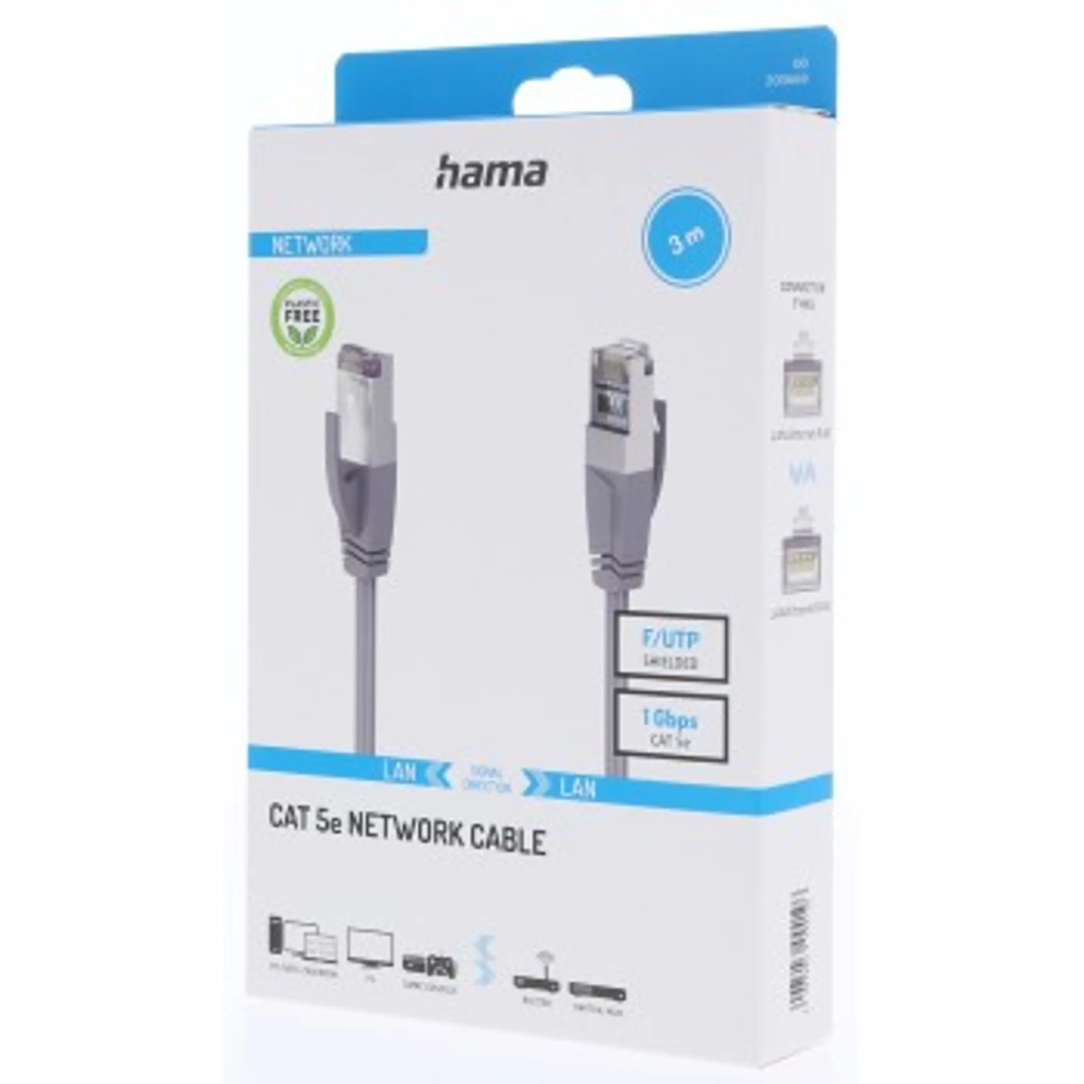 Câble Ethernet CAT-5e - 1 Gbit/s - 3,00 m