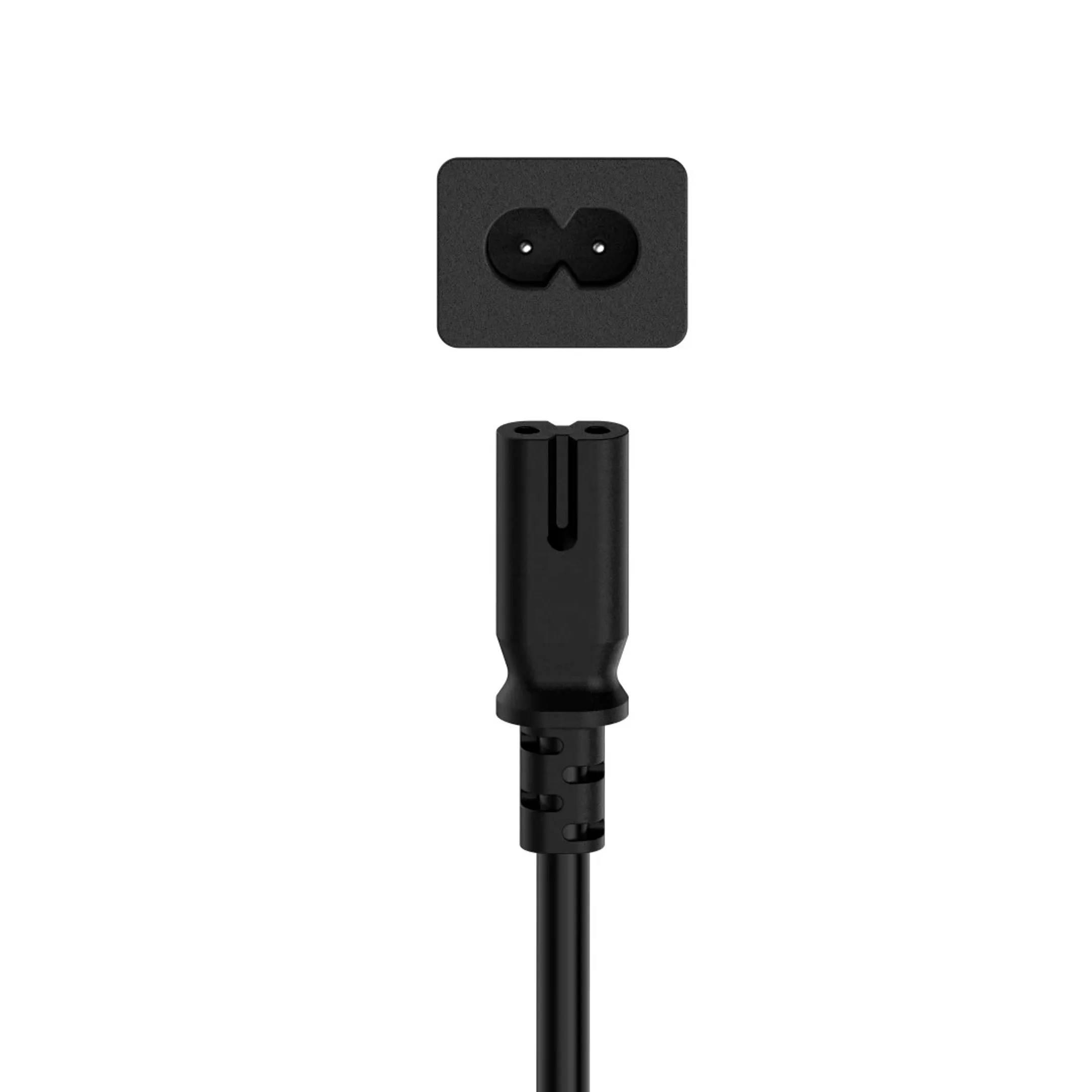 Netsnoer, Euro-stekker - 2-pol.-koppeling (dubbele groef), 1,5 m