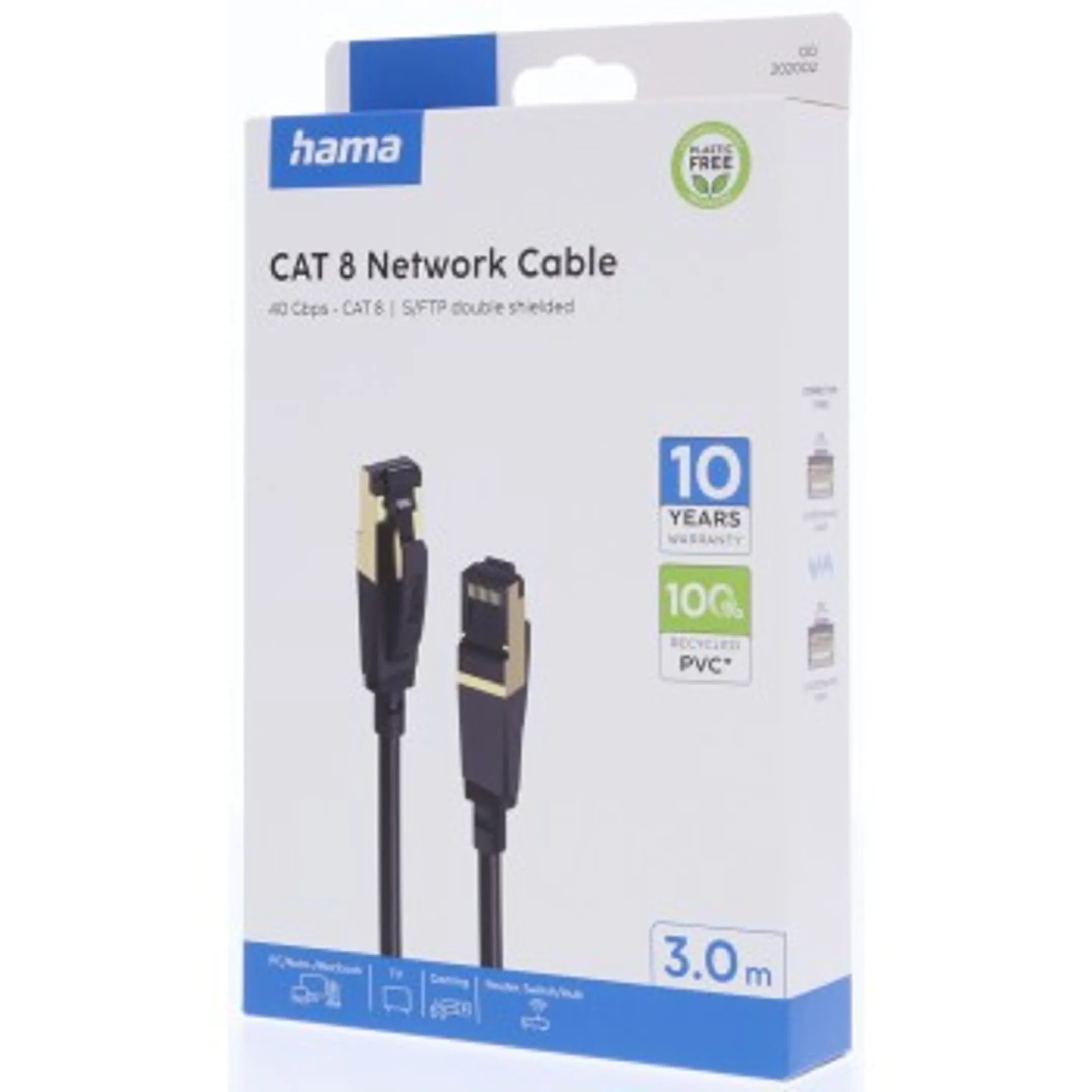 Câble Ethernet - CAT-8 - 40 Gbit/s - 3 m