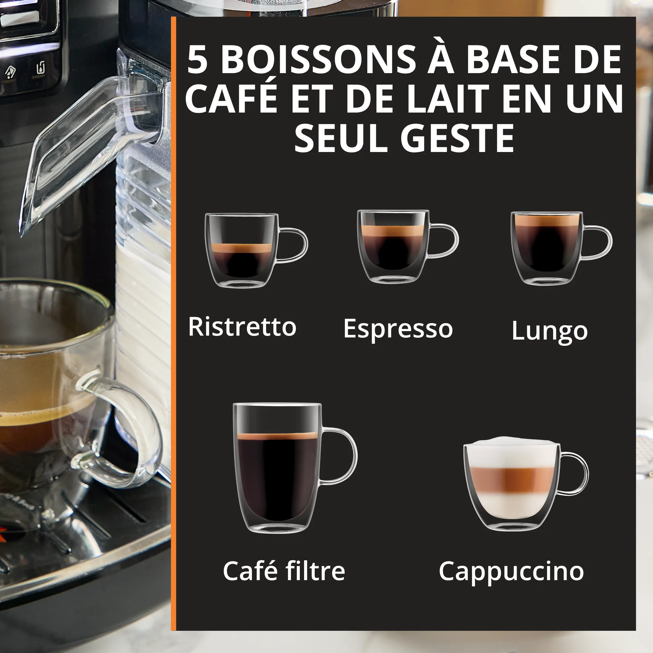 Machine à Expresso automatique Intensity Milk EA5028E0