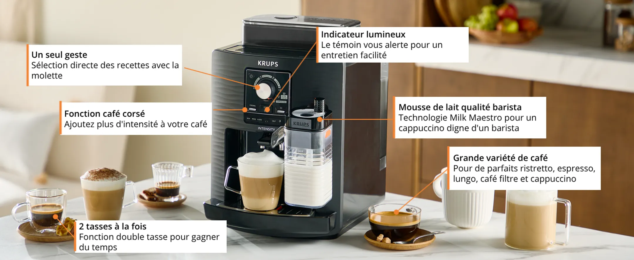 Machine à Expresso automatique Intensity Milk EA5028E0