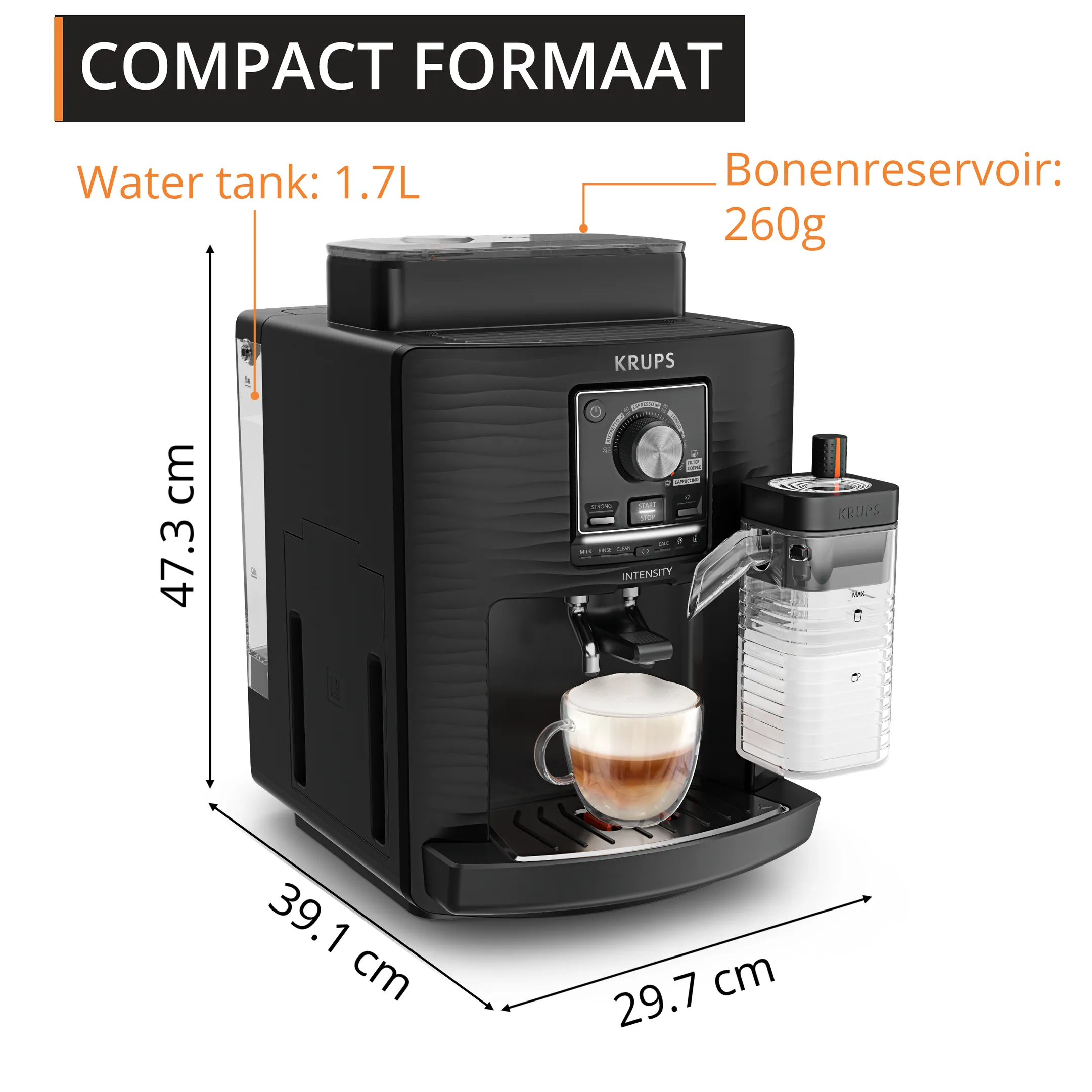 Volautomatische Espressomachine Intensity Milk EA5028E0