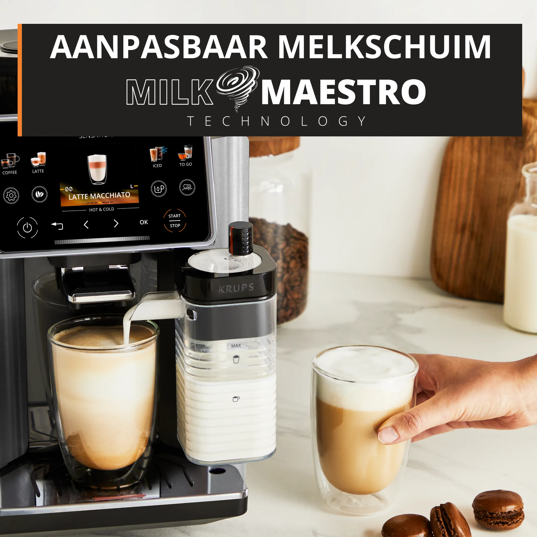 Volautomatische Espressomachine Sensation Elite EA918GE0