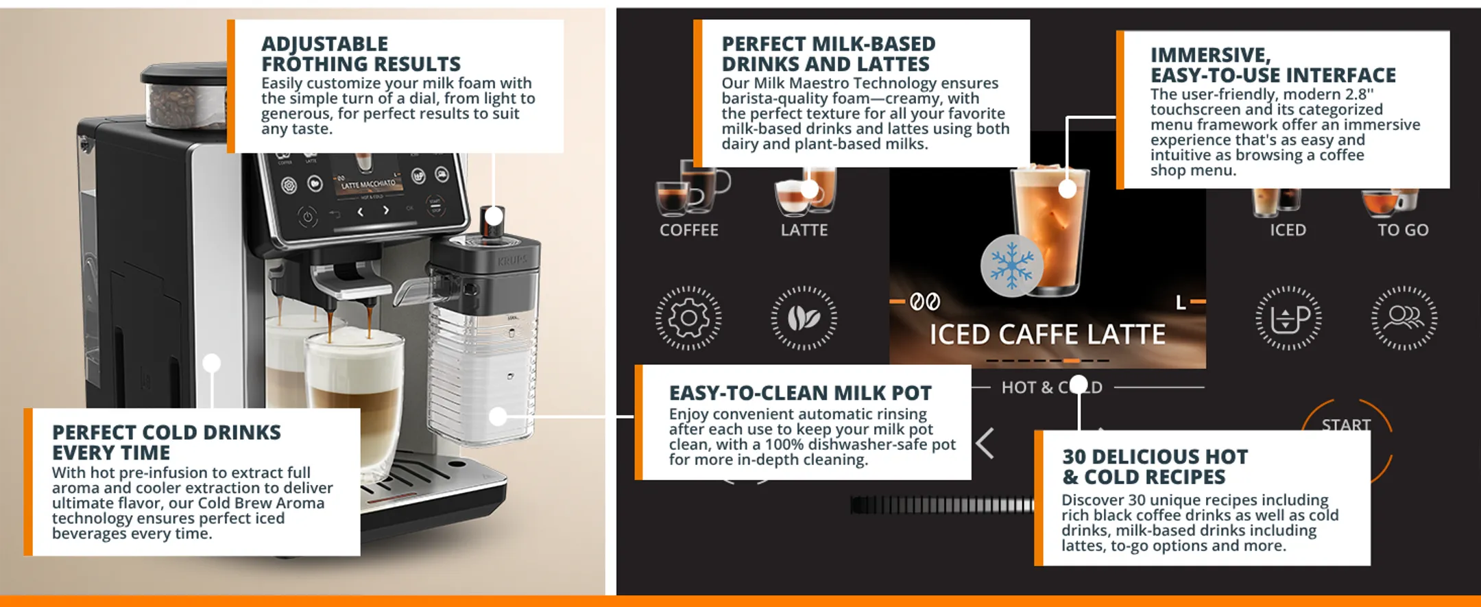 Machine à Expresso automatique Sensation Elite EA918GE0