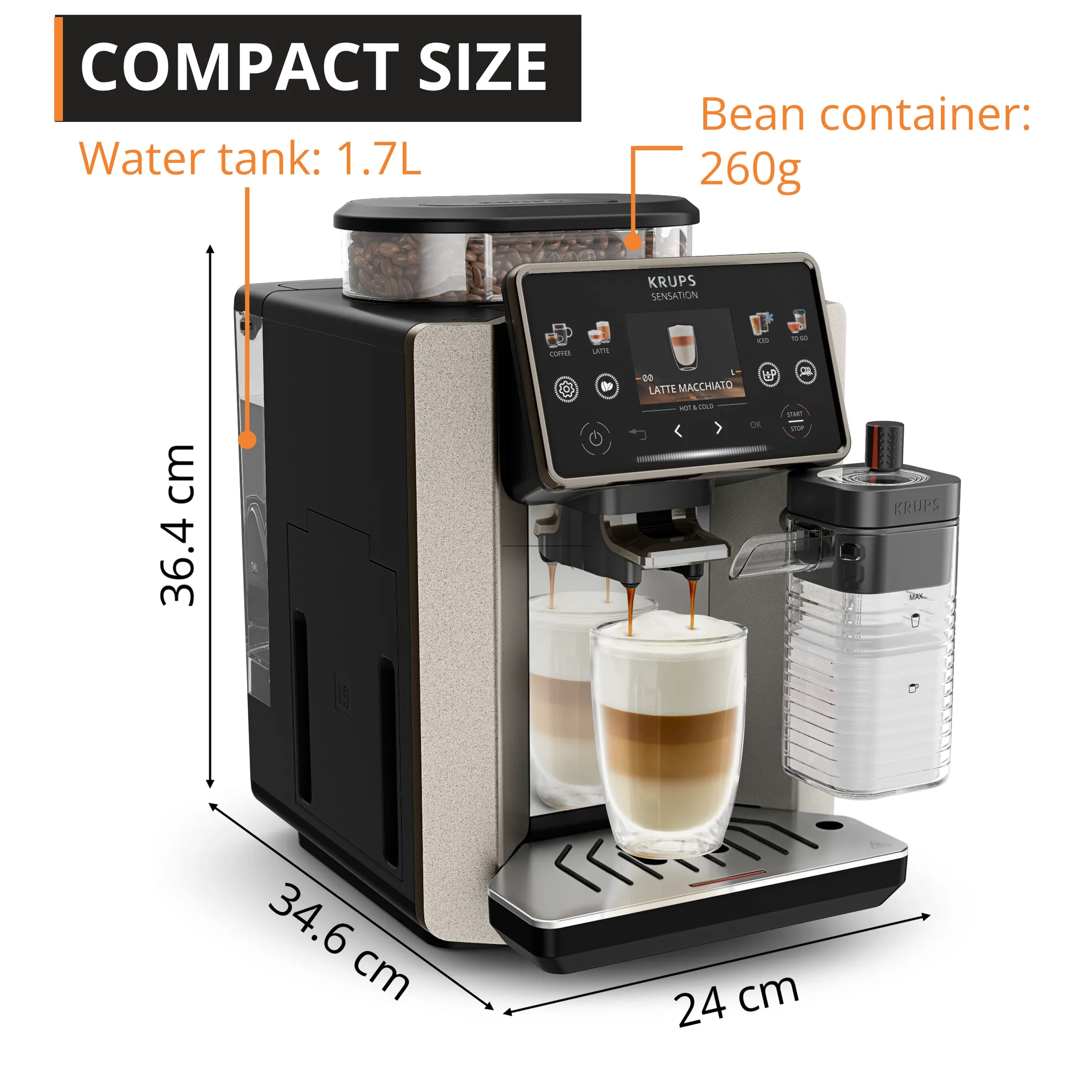 Machine à Expresso automatique Sensation Elite EA918GE0