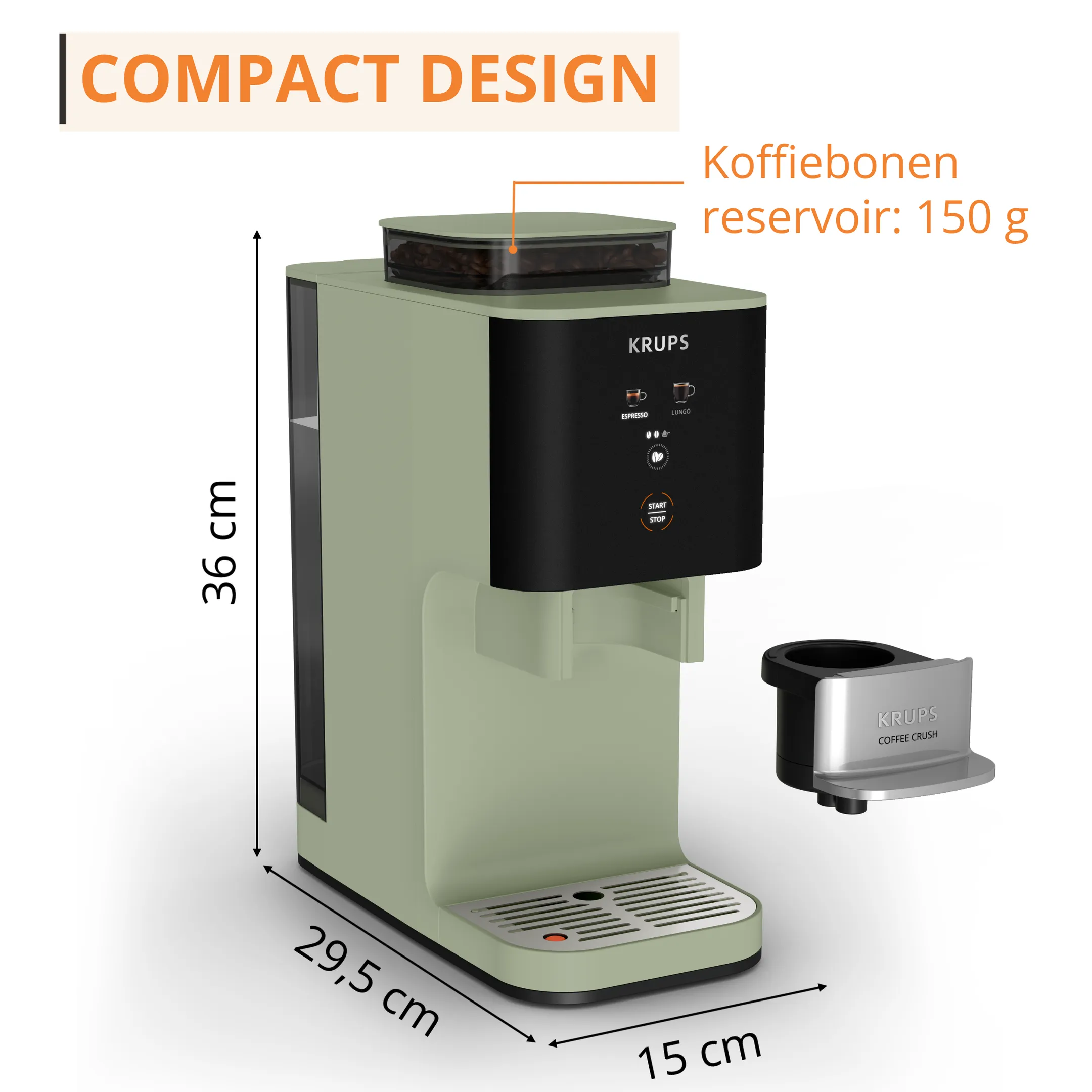 Espressomachine Coffee Crush SA401LE0