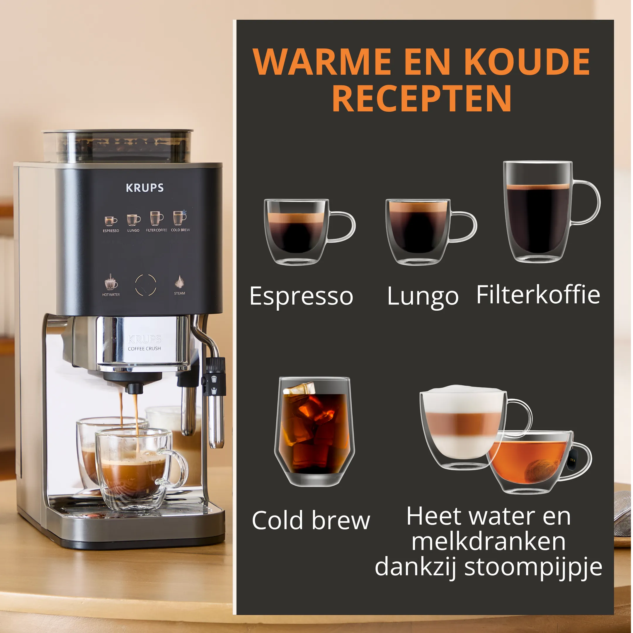 Espressomachine Coffee Crush SA403BE0