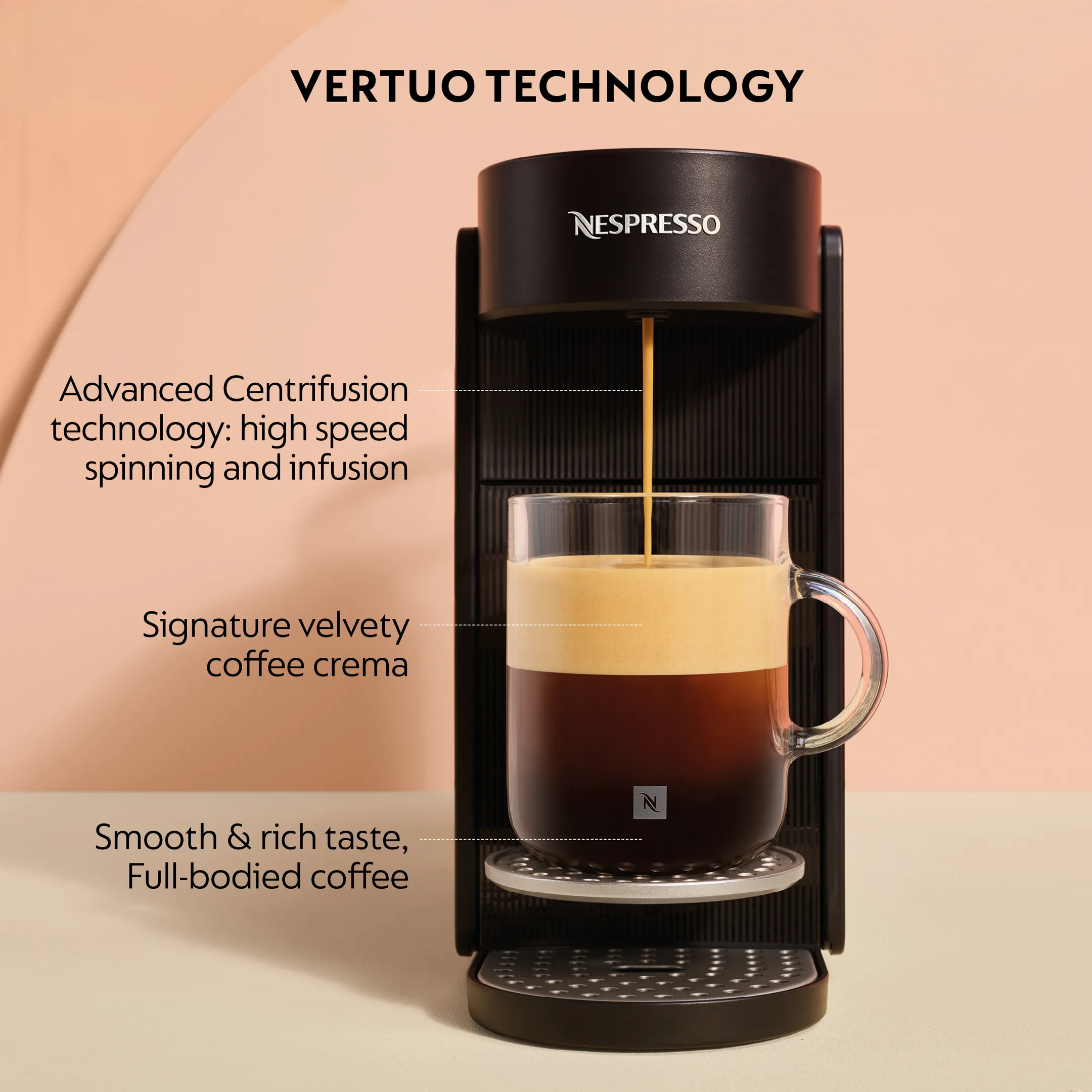 Nespresso Vertuo UP Ink Black