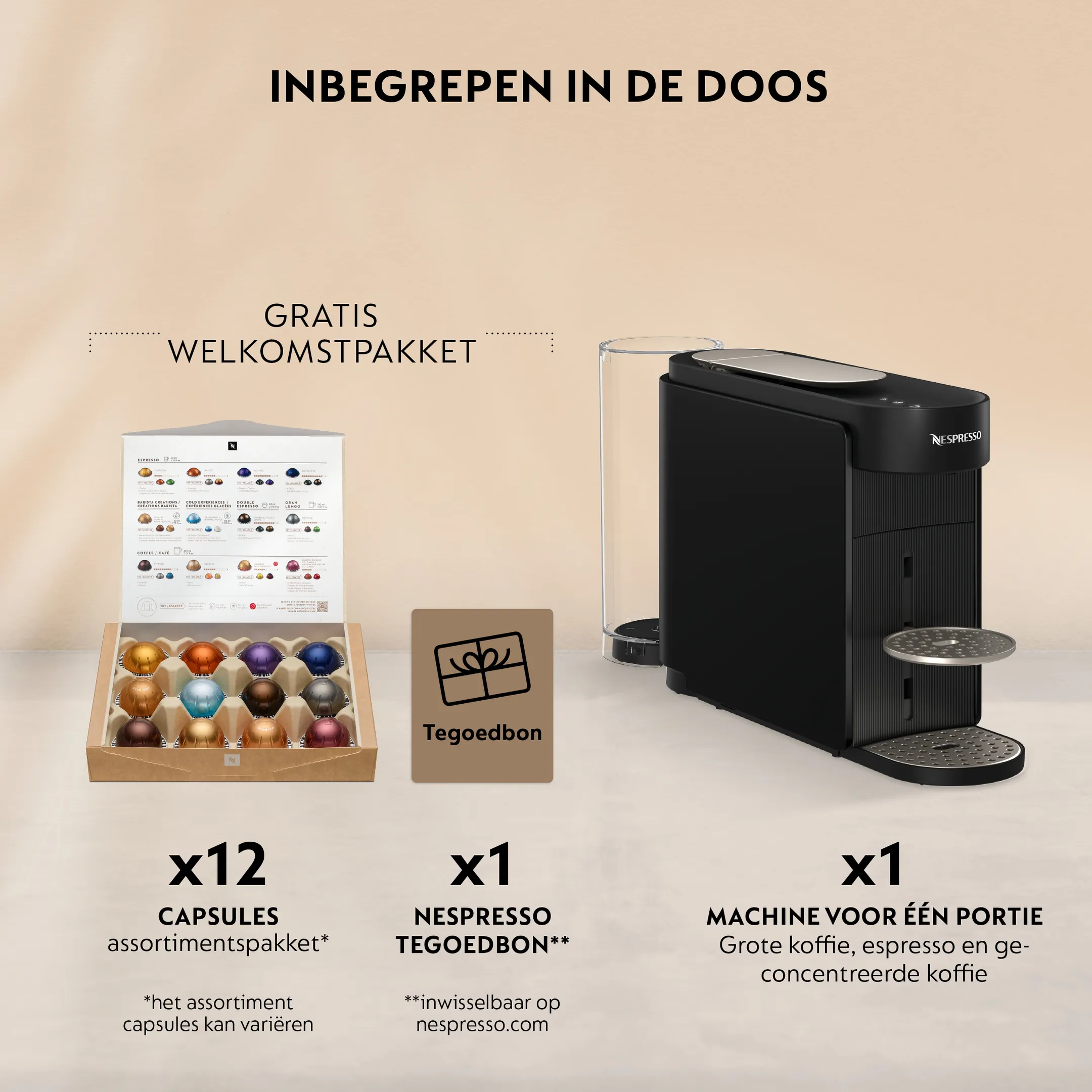Nespresso Vertuo UP Ink Black