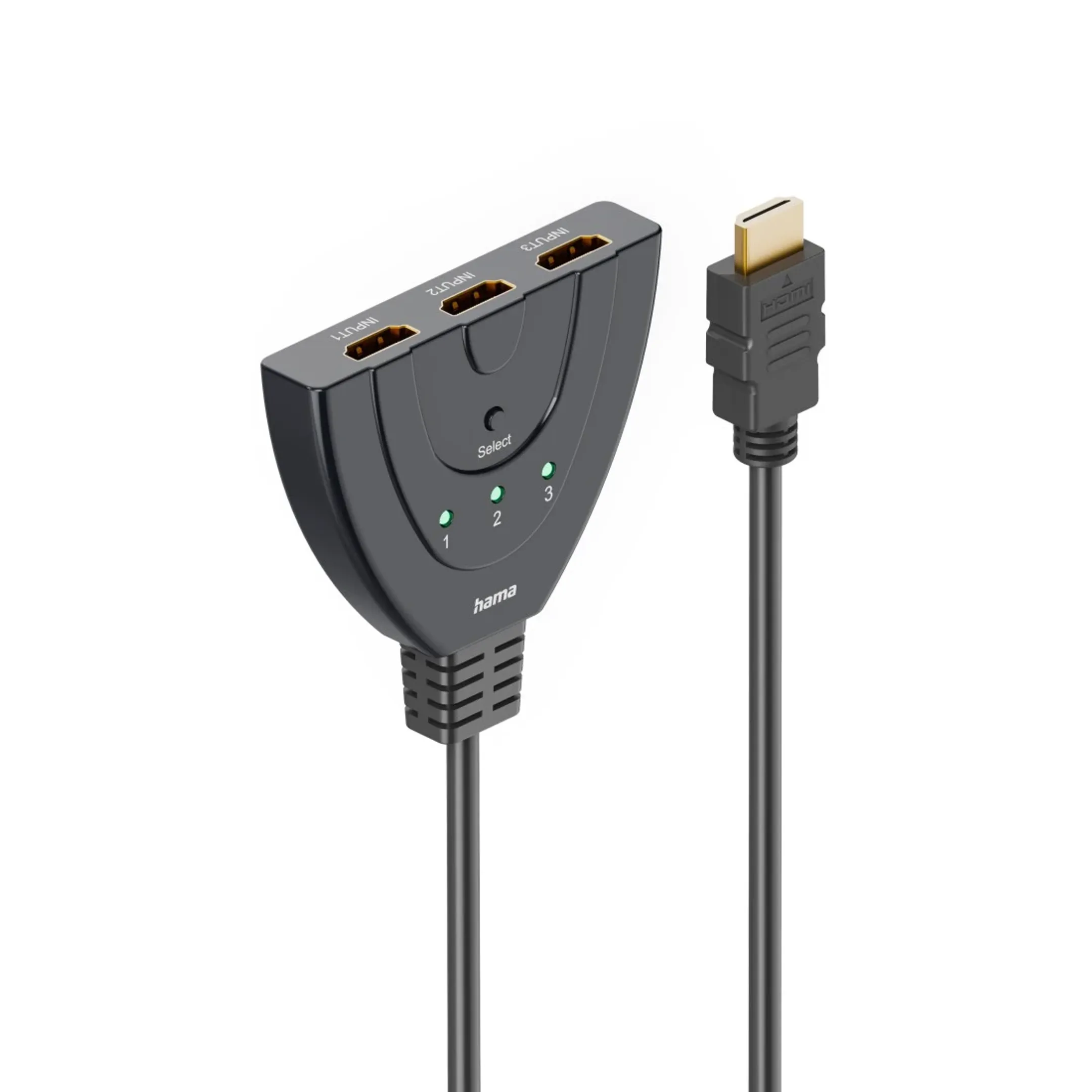 HDMI splitter - 1x HDMI vers 3x HDMI - 0,55m