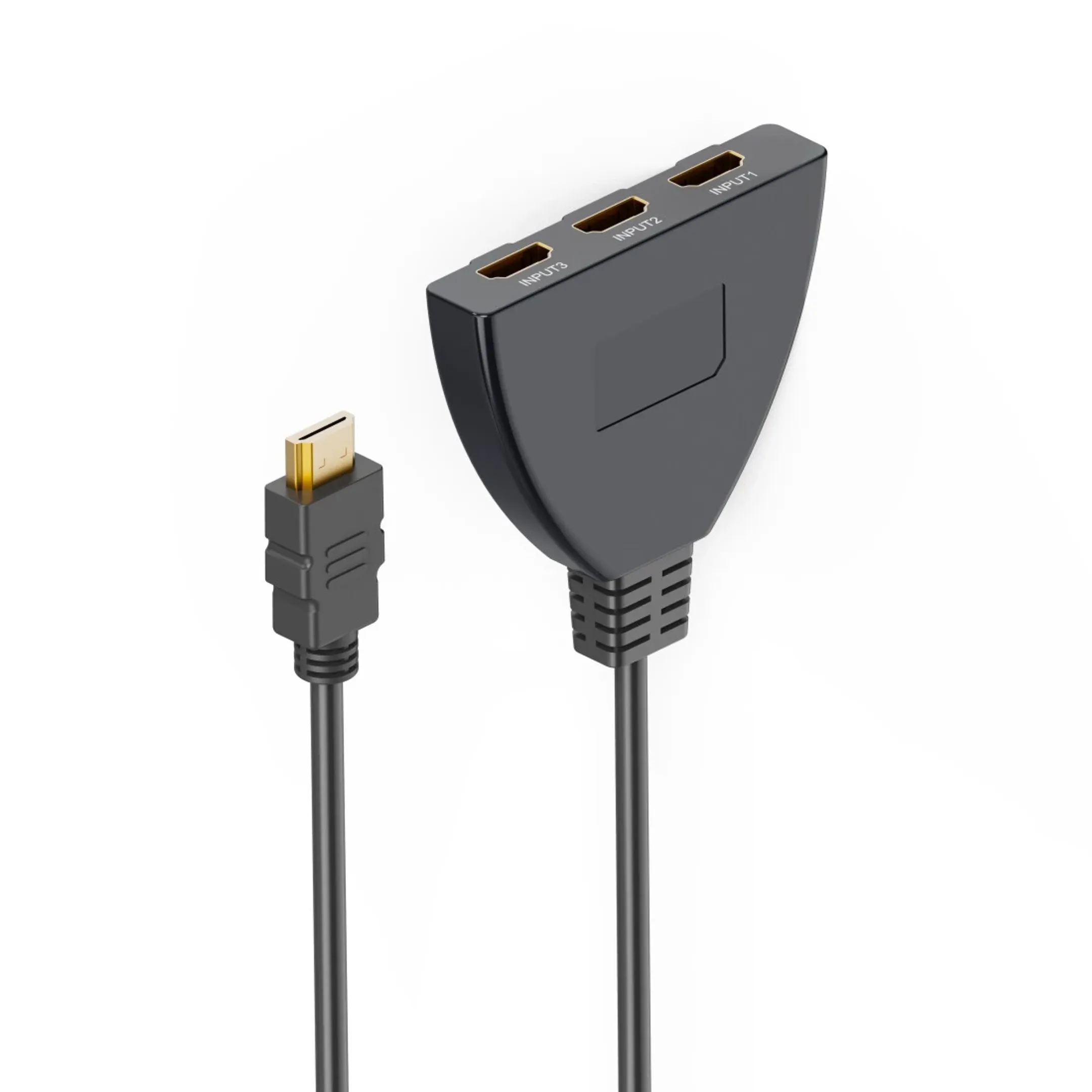 HDMI splitter - 1x HDMI vers 3x HDMI - 0,55m