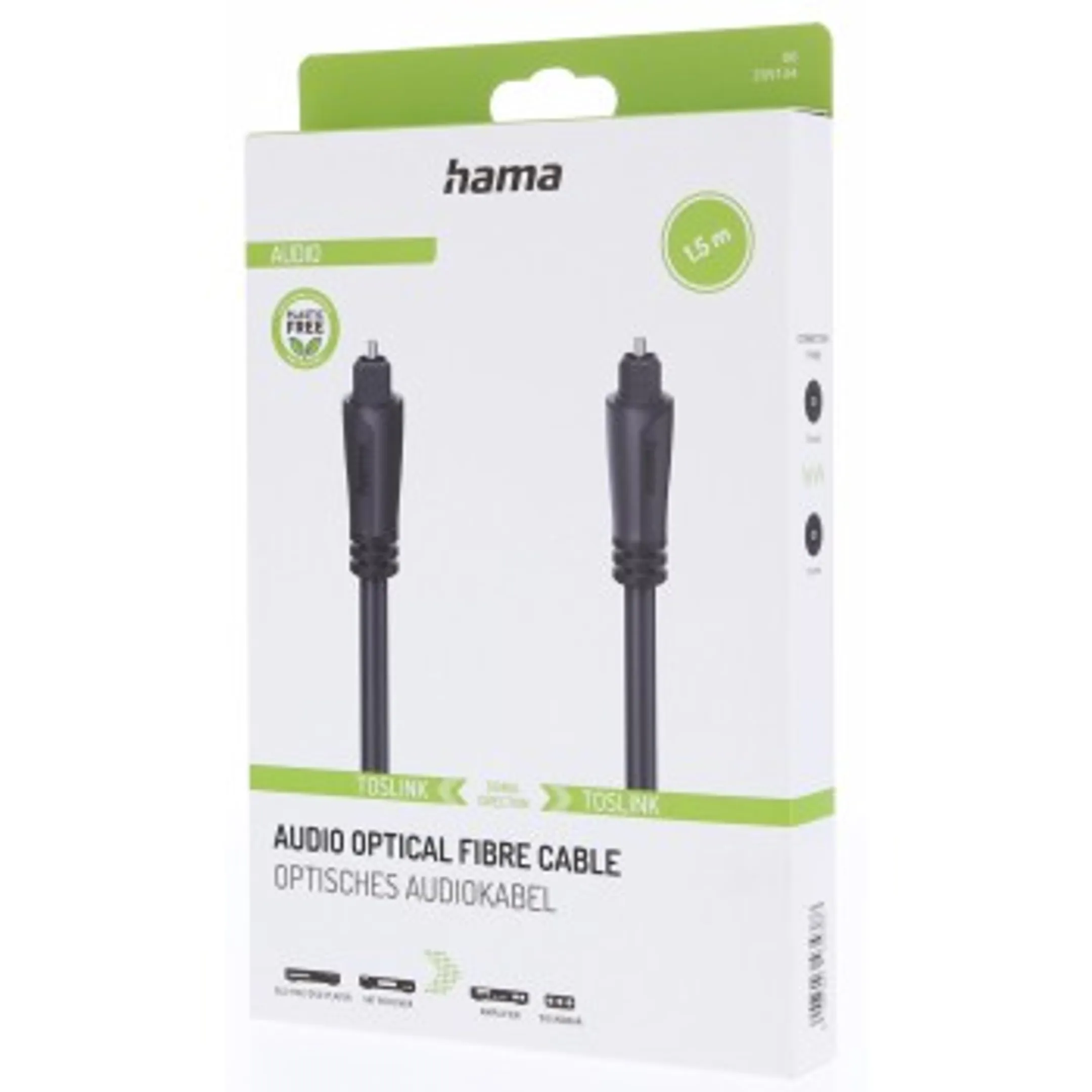 Câble audio optique - 1,5 m