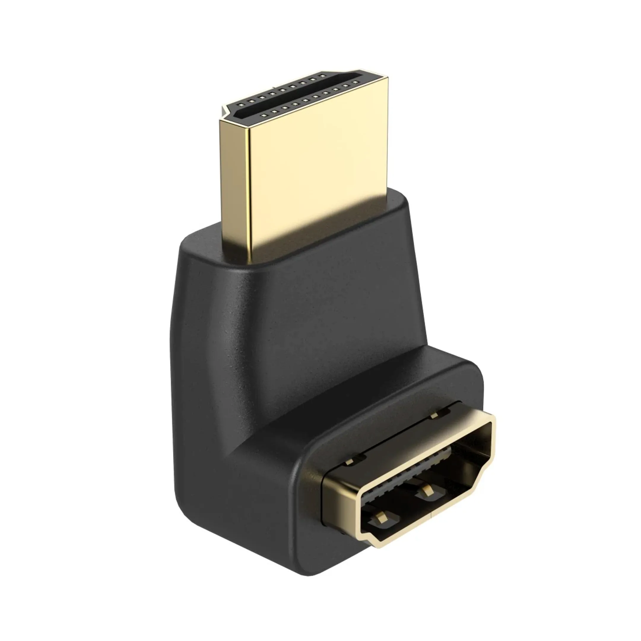 Adapter HDMI naar HDMI - 90° hoek - High speed