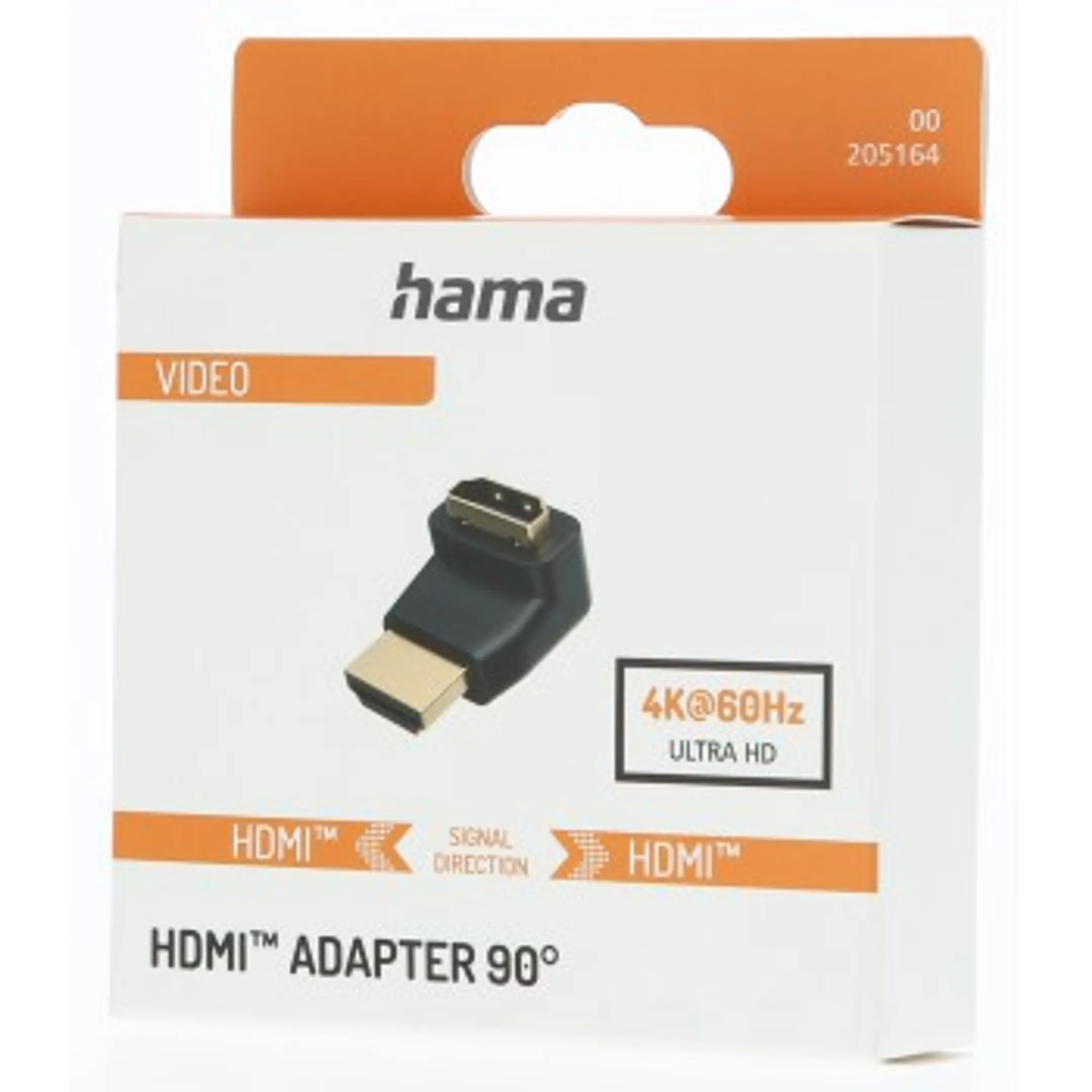 Adapter HDMI naar HDMI - 90° hoek - High speed