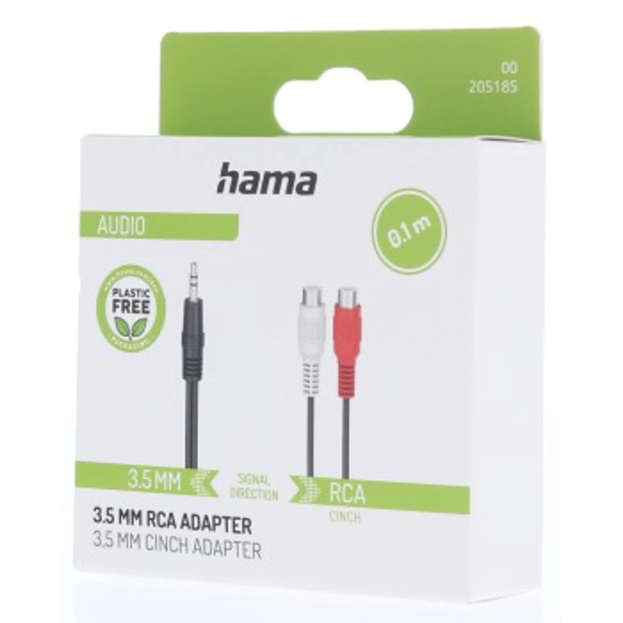 Adaptateur audio jack 3,5 mm - 2x RCA