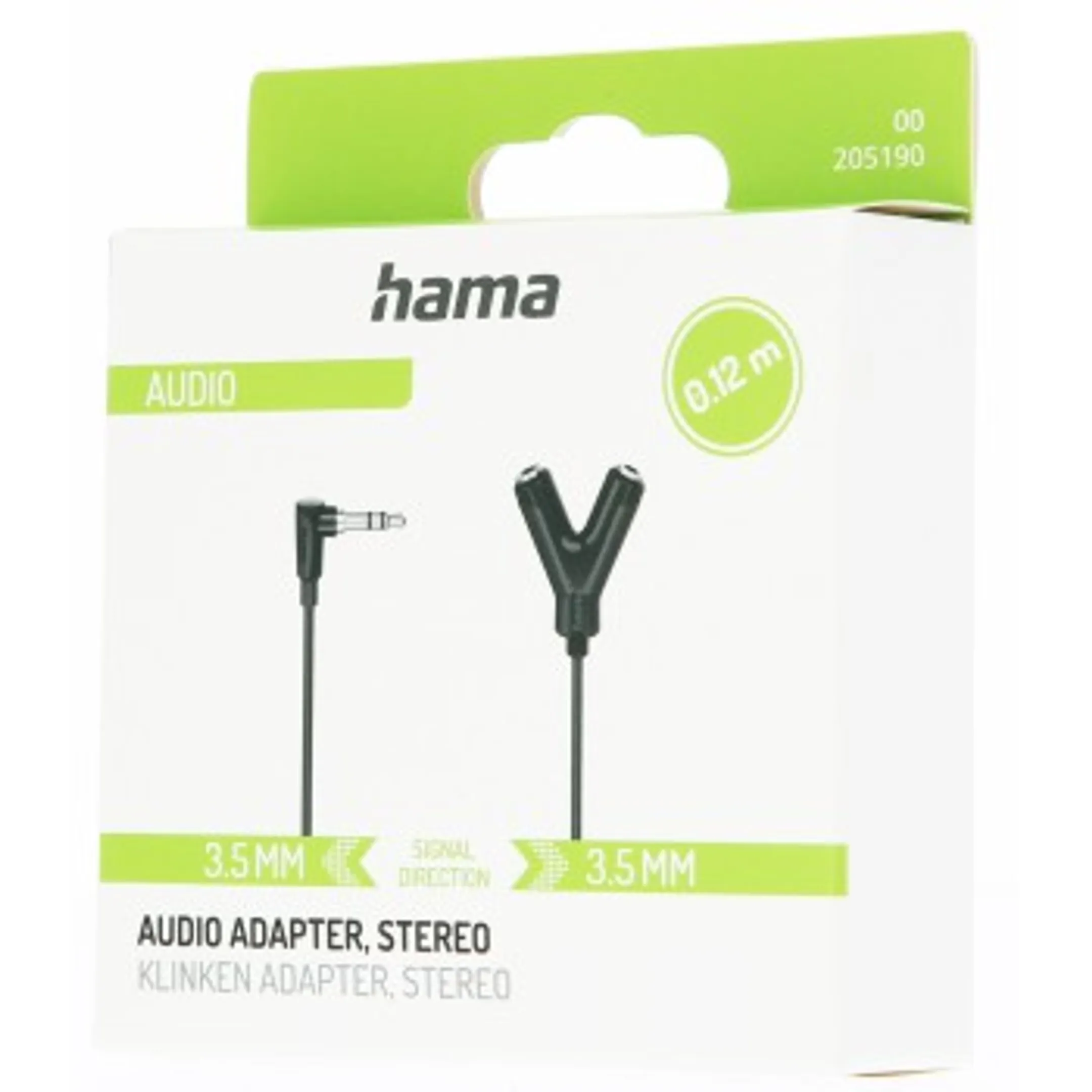 Adaptateur audio jack 3,5 mm - 2 x jack 3,5 mm