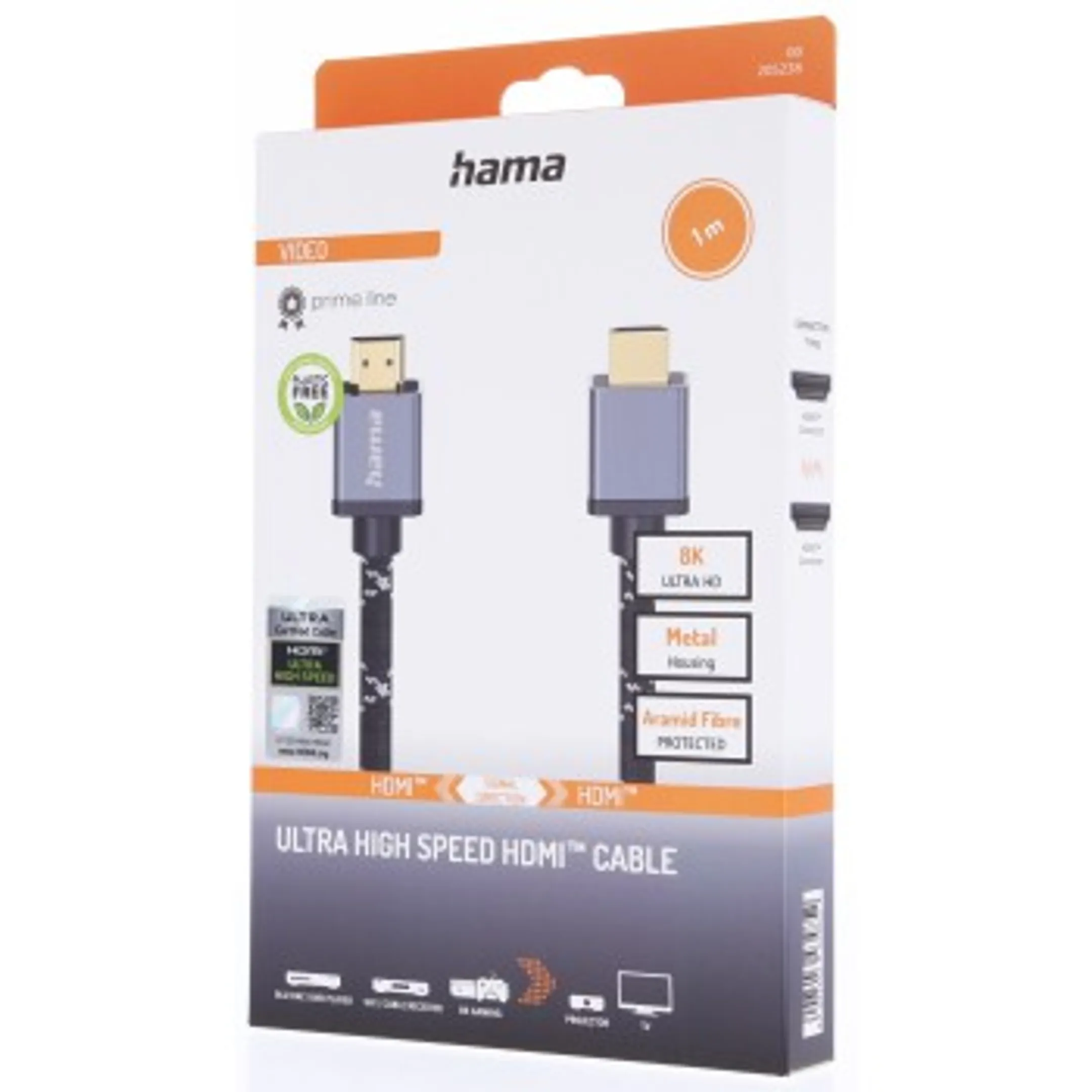 Kabel HDMI naar HDMI - High speed - 1m