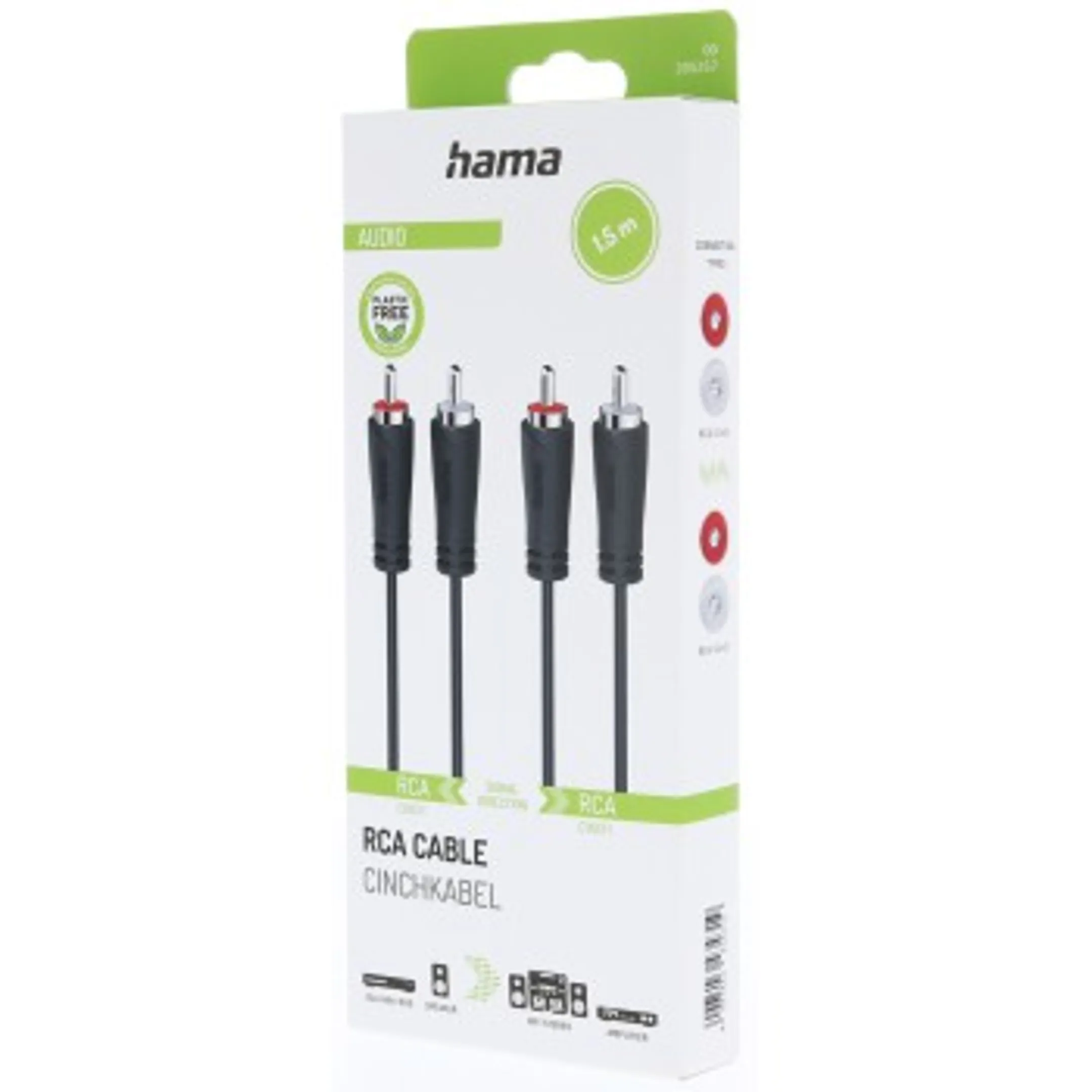 Audiokabel 2x RCA - 2x RCA