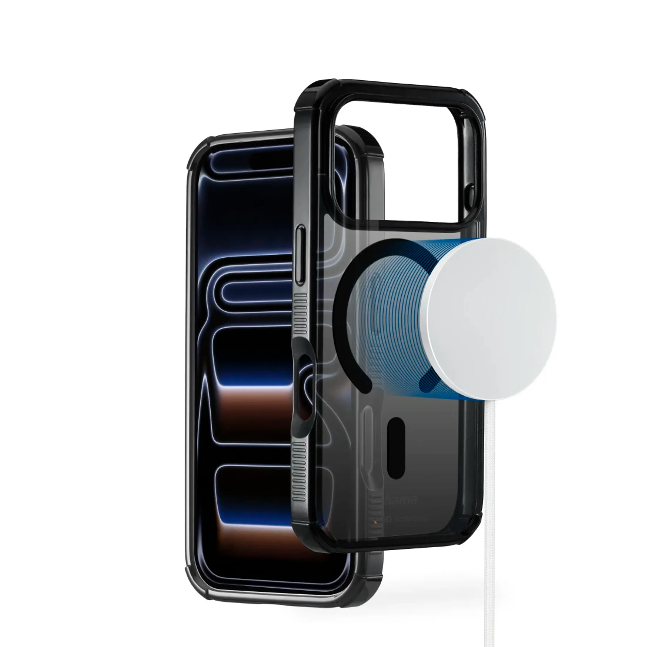 Coque arrière magnétique pour iPhone 17 Pro