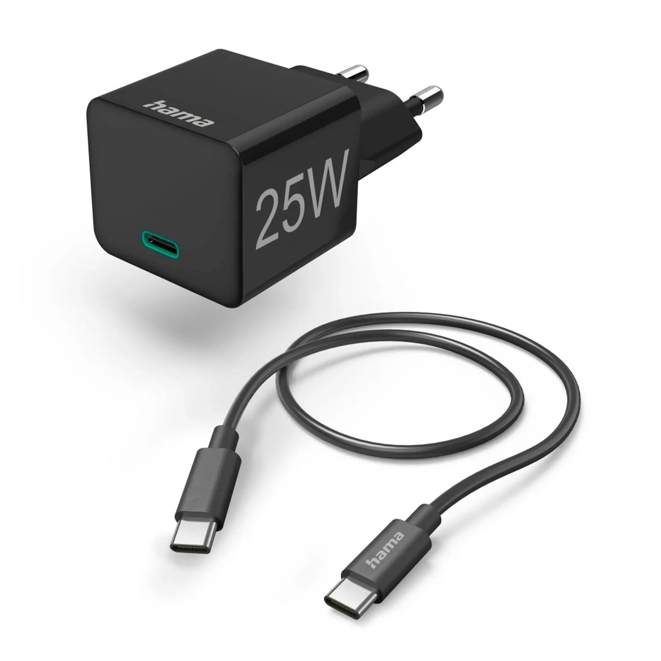 Chargeur rapide avec câble USB-C - 25 W - 1,5 m