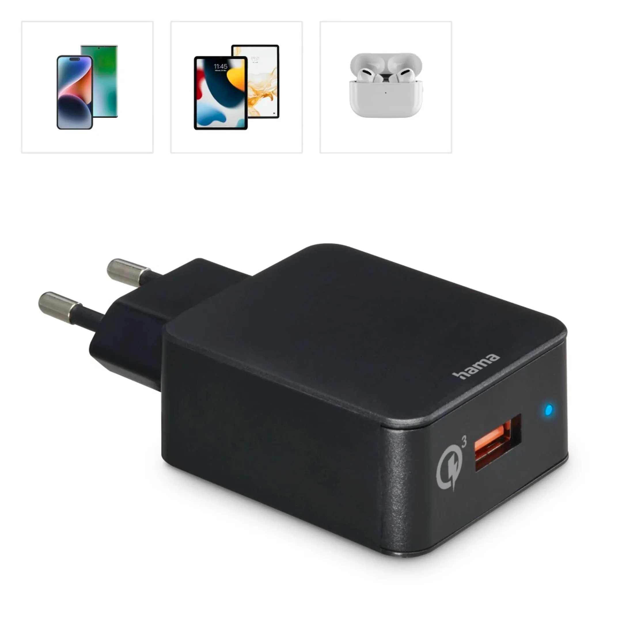 Snellader USB A - 19,5 W