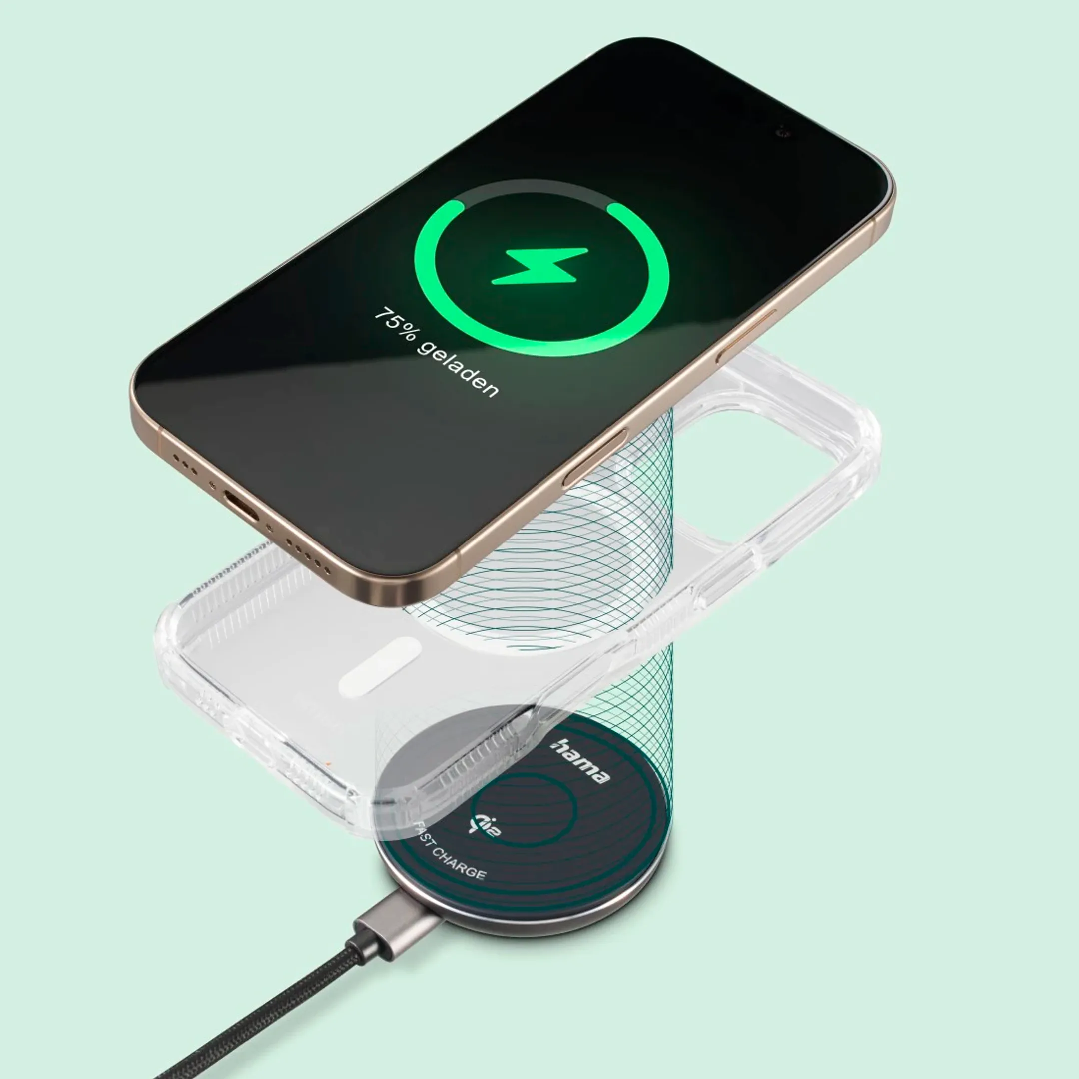 Draadloze snellader - USB-C - 15 W