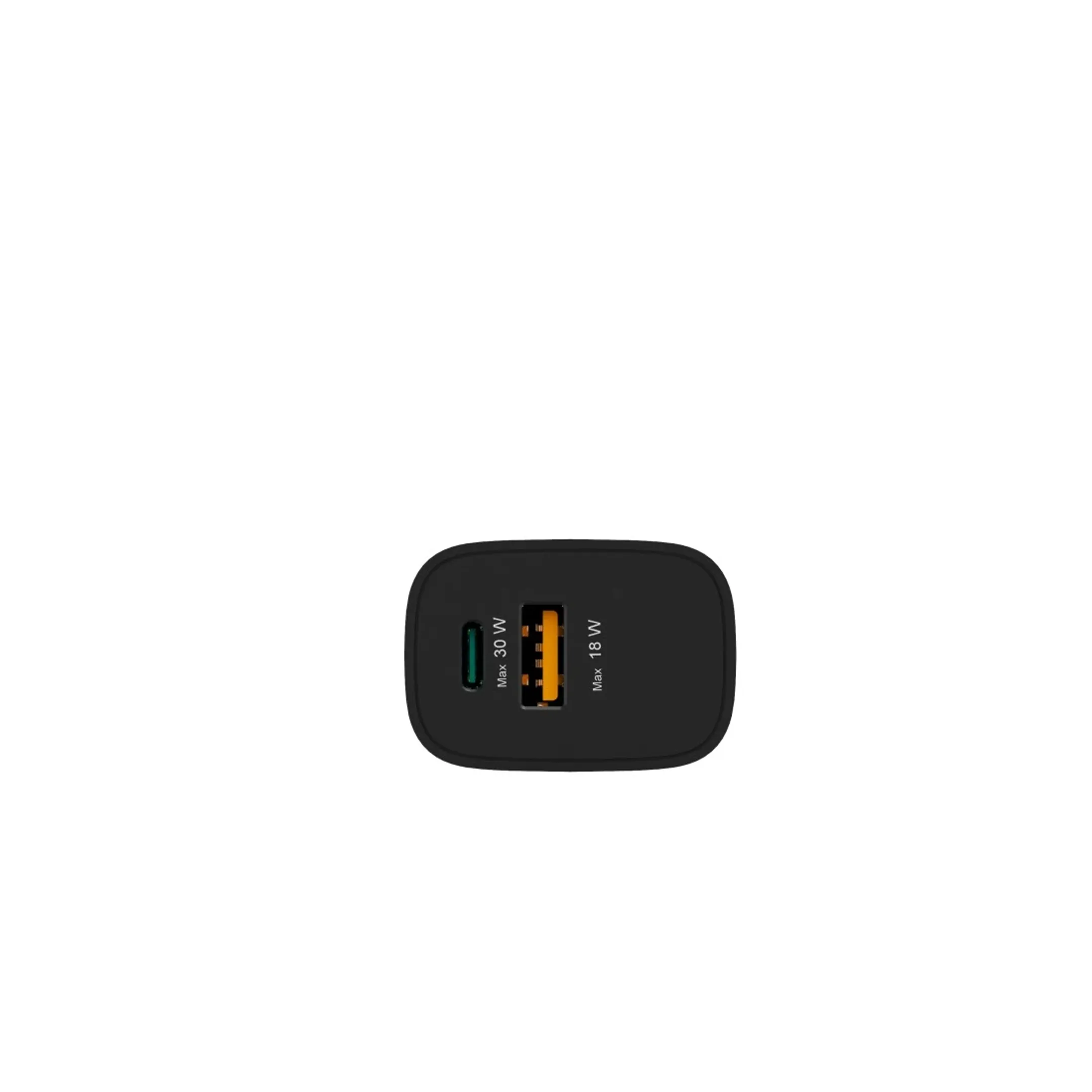Snellader - 1x USB A - 1x USB-C - 30 W