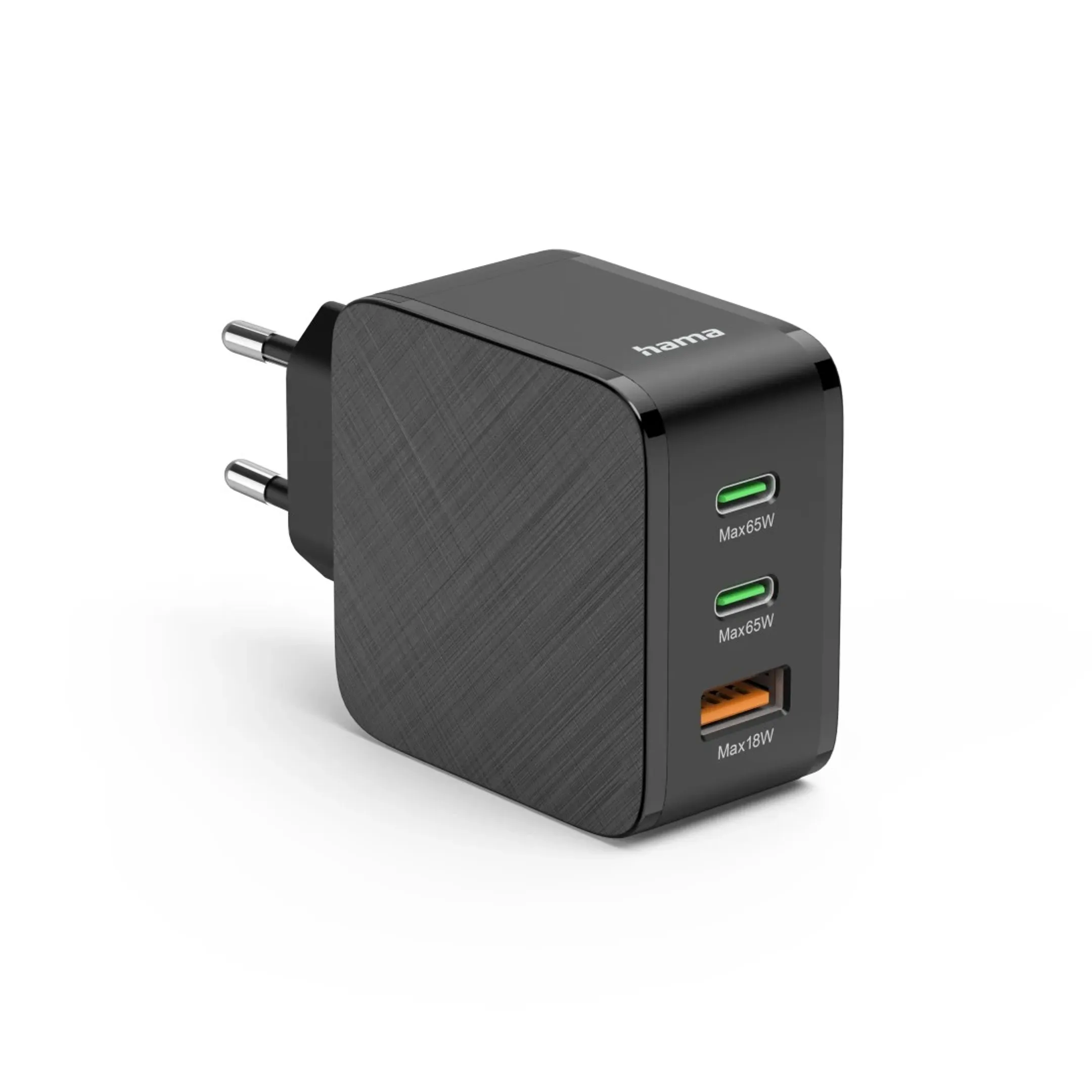 Snellader 2x USB-C - 1x USB A - 65 W