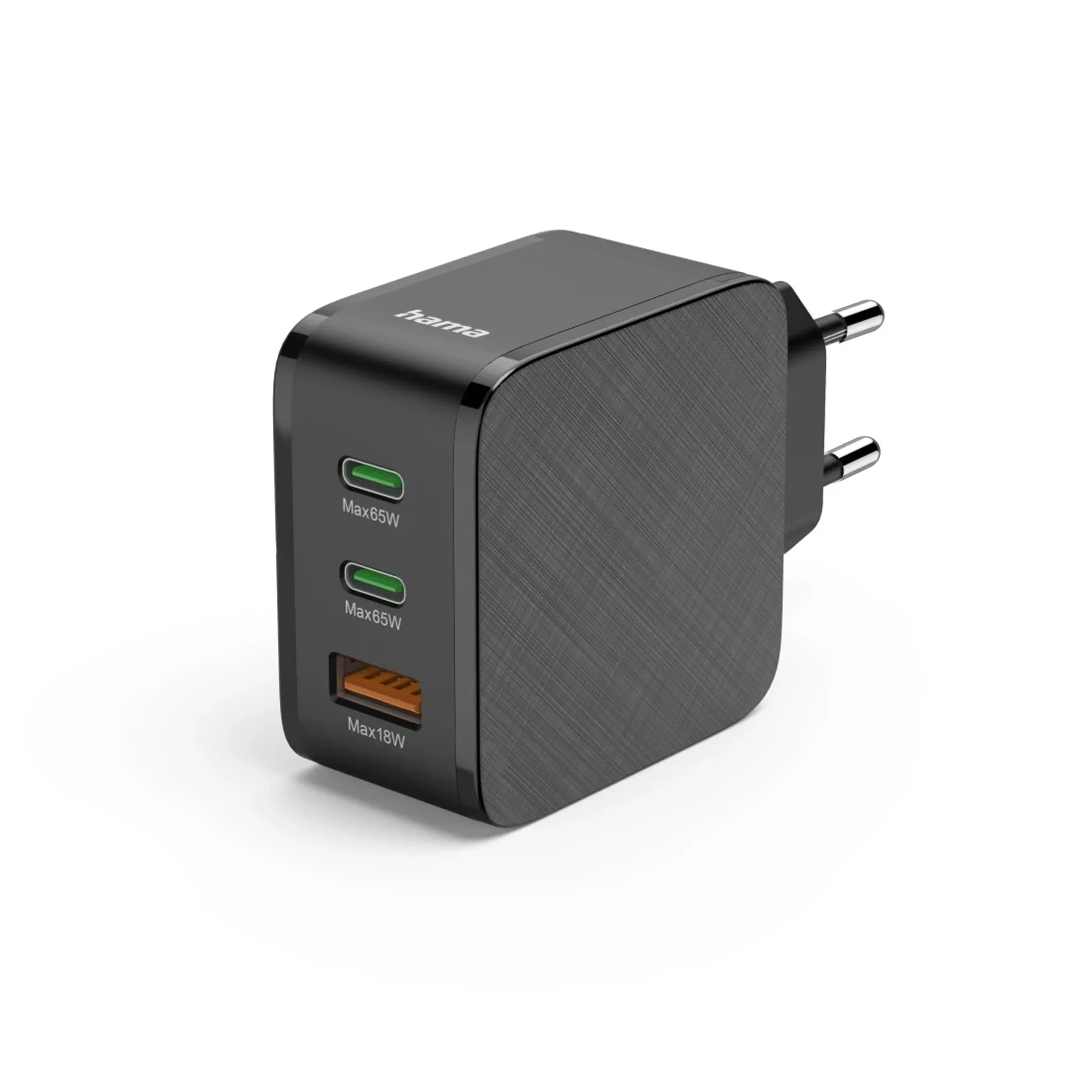 Snellader 2x USB-C - 1x USB A - 65 W