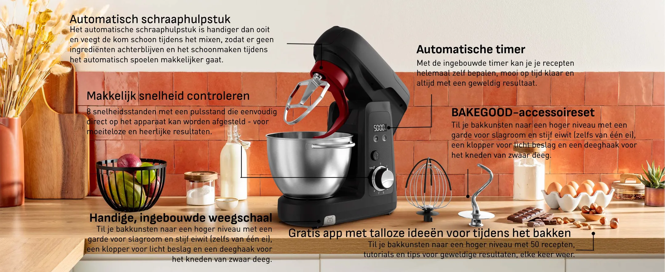 Keukenrobot Bake Partner+ QA5458F1