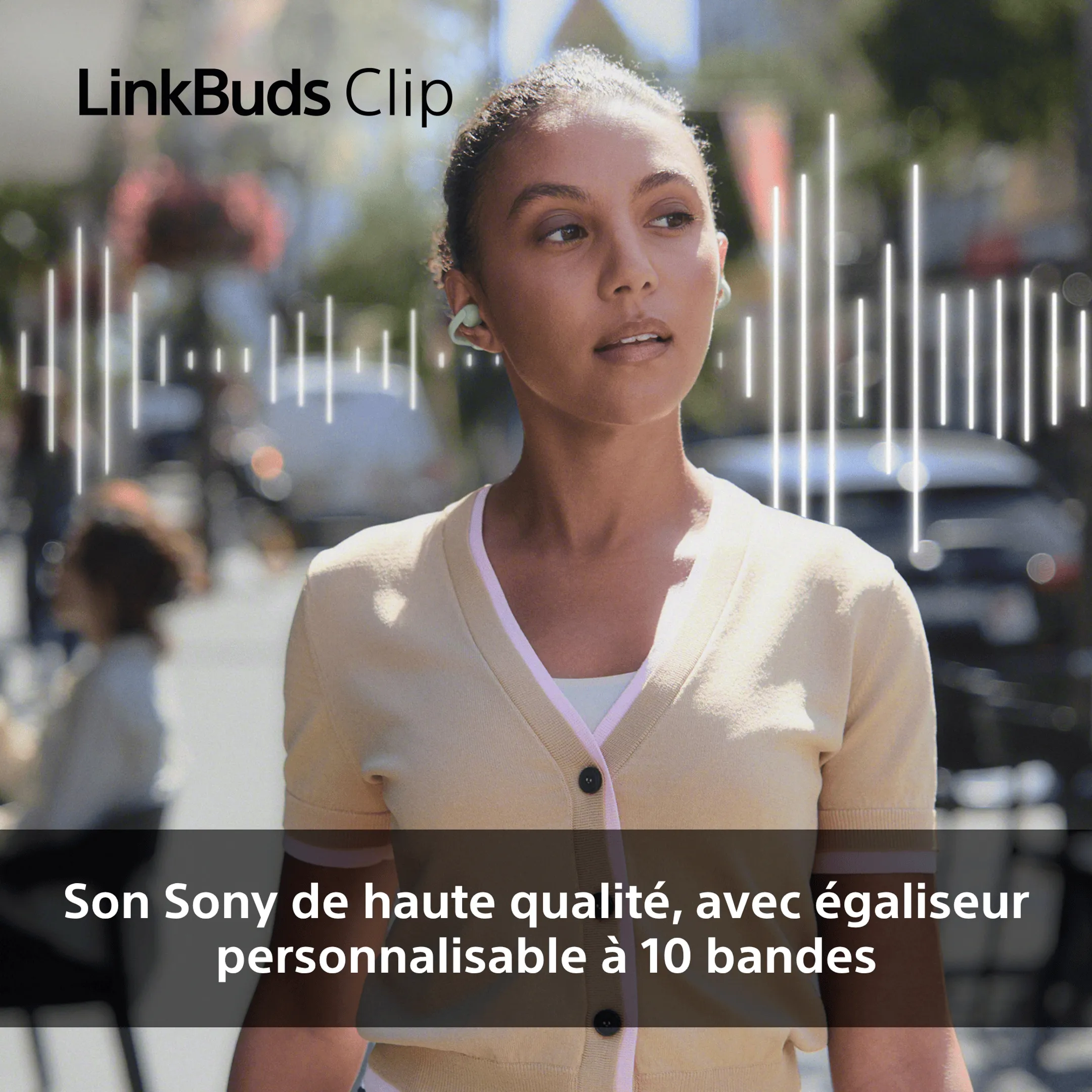 Écouteurs LinkBuds Clip - Noir