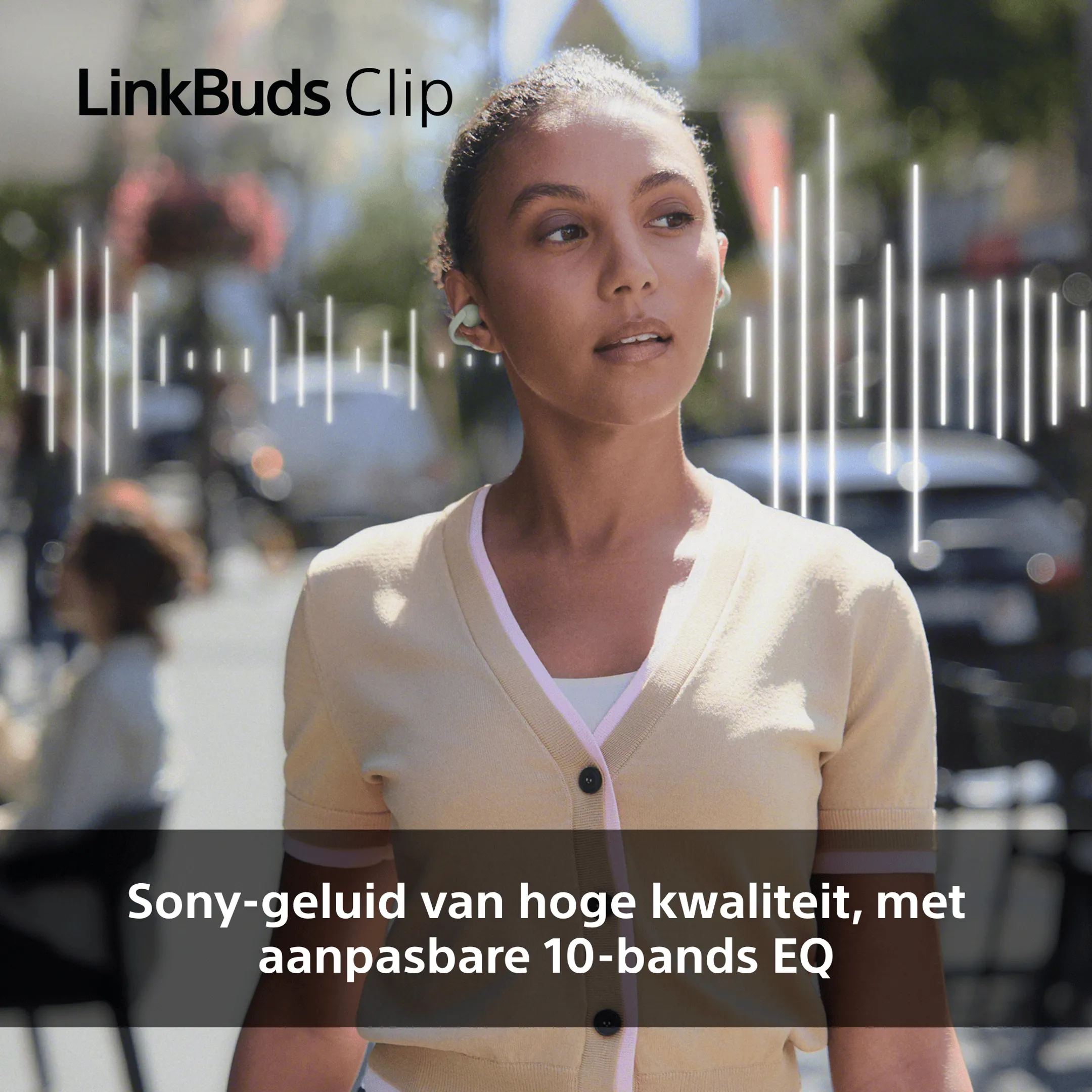LinkBuds Clip oortjes - Zwart