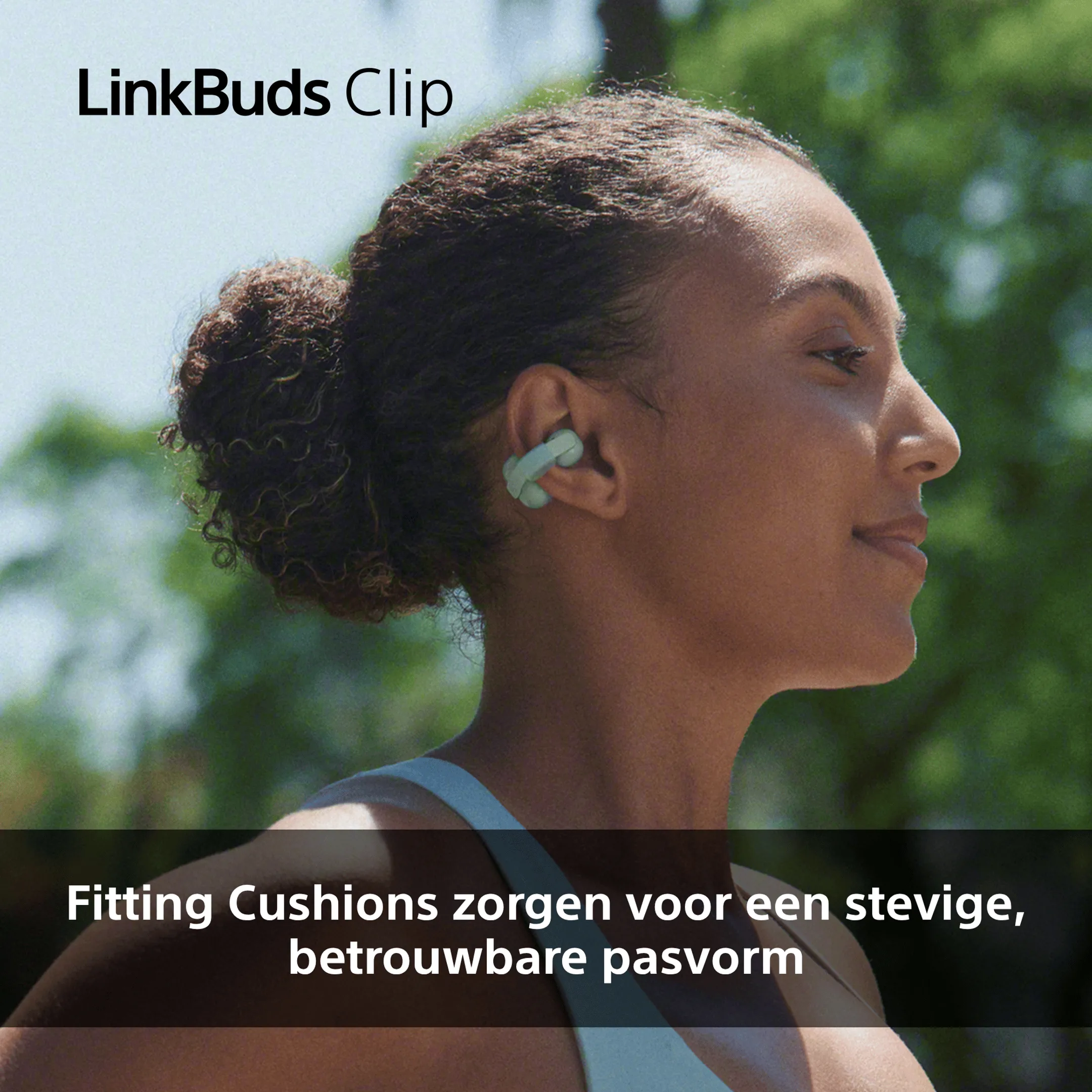LinkBuds Clip oortjes - Zwart